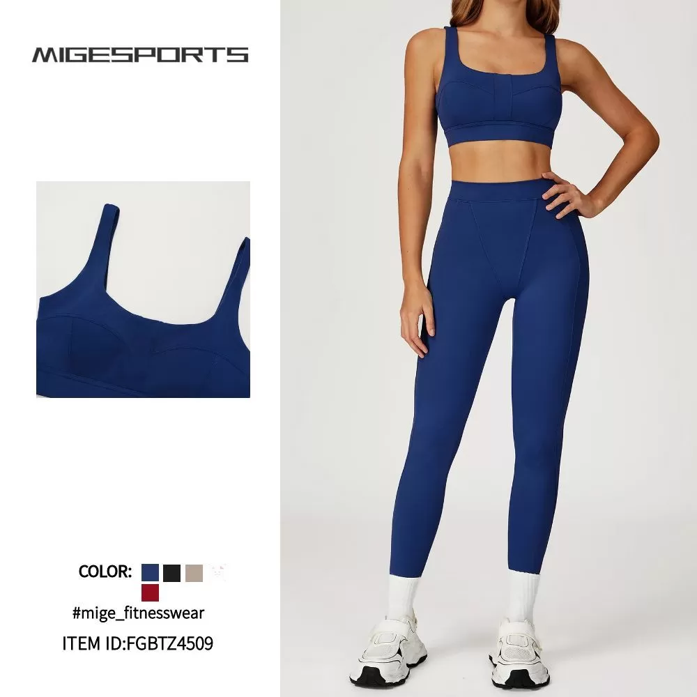 Conjunto de 5 piezas de ropa deportiva para mujer, leggings deportivos, pantalones cortos, sujetador, ropa de yoga, entrenamiento, FGBTZ4509