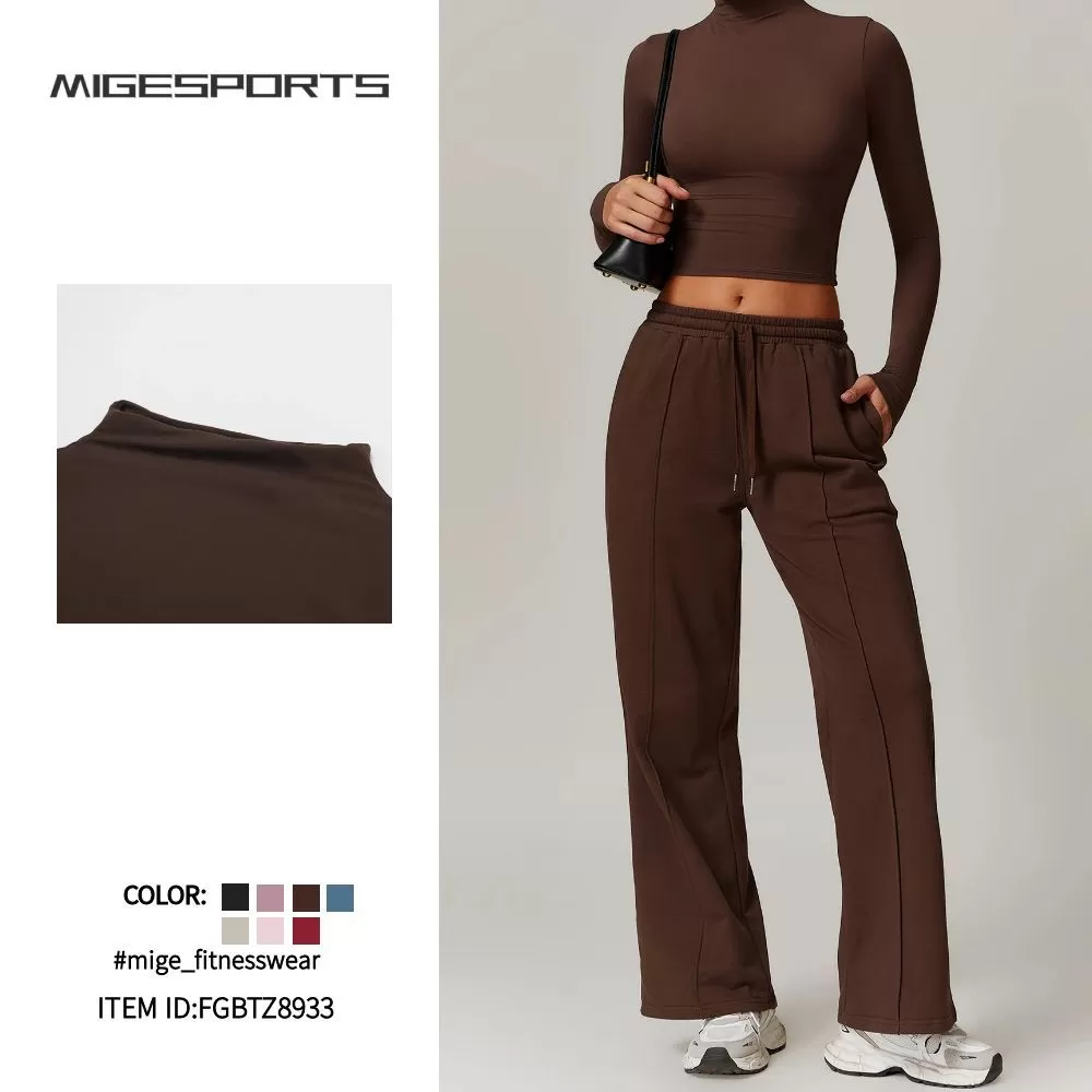 Conjunto de ropa deportiva de yoga para mujer, nuevo estilo, para gimnasio y fitness, FGBTZ8933