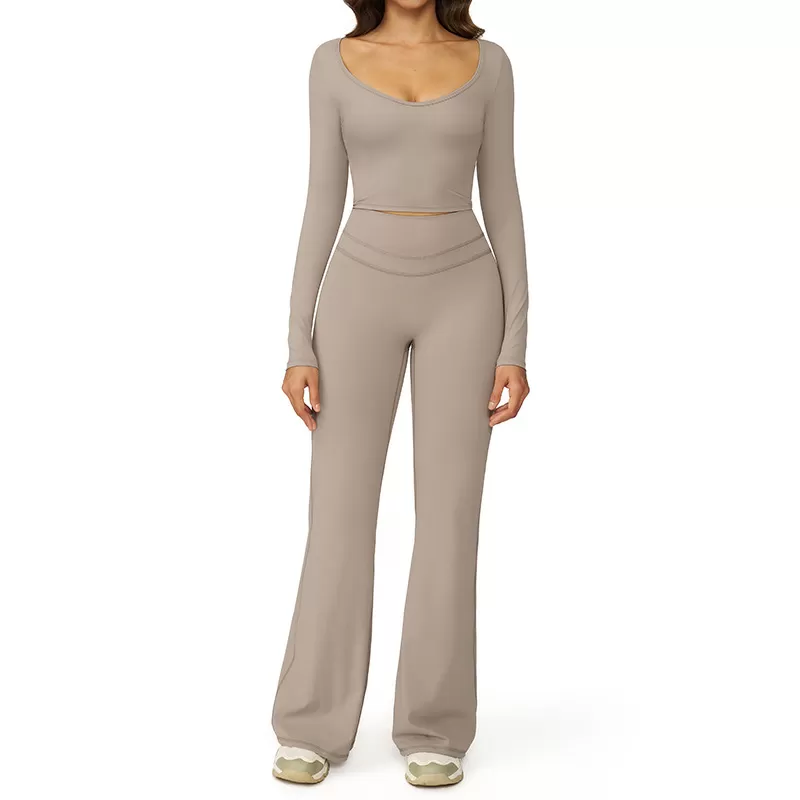 Conjuntos de ropa deportiva atlética para mujer, ropa elástica de entrenamiento, yoga, FGBTZ3109