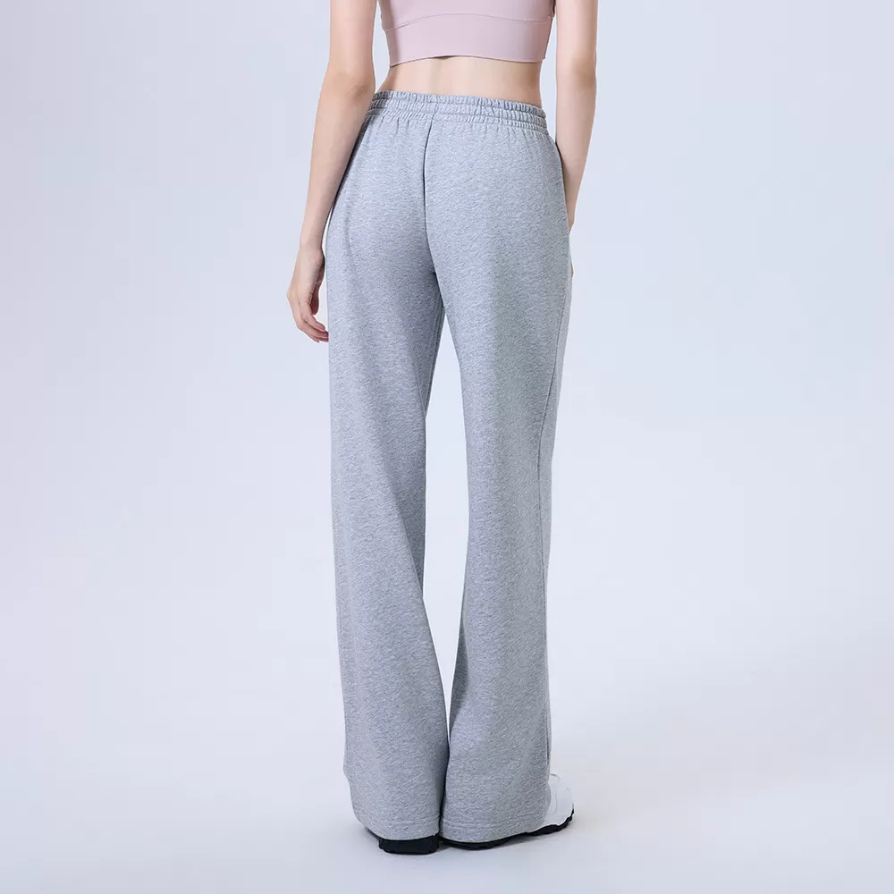 Pantalones de yoga para mujer, informales, rectos, con cintura elástica, holgados, FGBCK5642