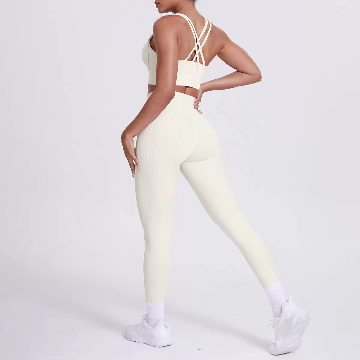 Conjunto deportivo de 2 piezas para mujer, ropa deportiva, conjuntos de yoga, conjuntos de entrenamiento para mujer FGB7113+7108