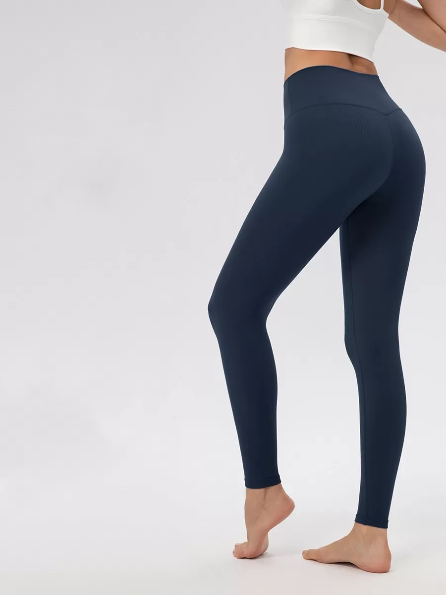 Leggings de forro polar para mujer, de cintura alta, cálidos para invierno, ideales para yoga y entrenamiento. Leggings con control de abdomen FGB22383