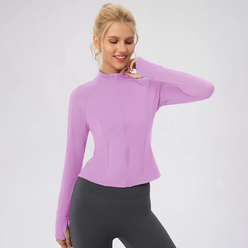 Chaqueta deportiva de otoño para mujer, para pilates, gimnasio, GB52633
