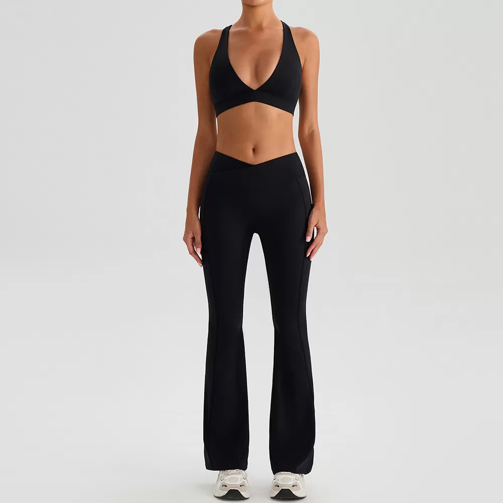 Conjunto de fitness para mujer, ropa de yoga, venta al por mayor, ropa deportiva para gimnasio, FGBYW574+KW443