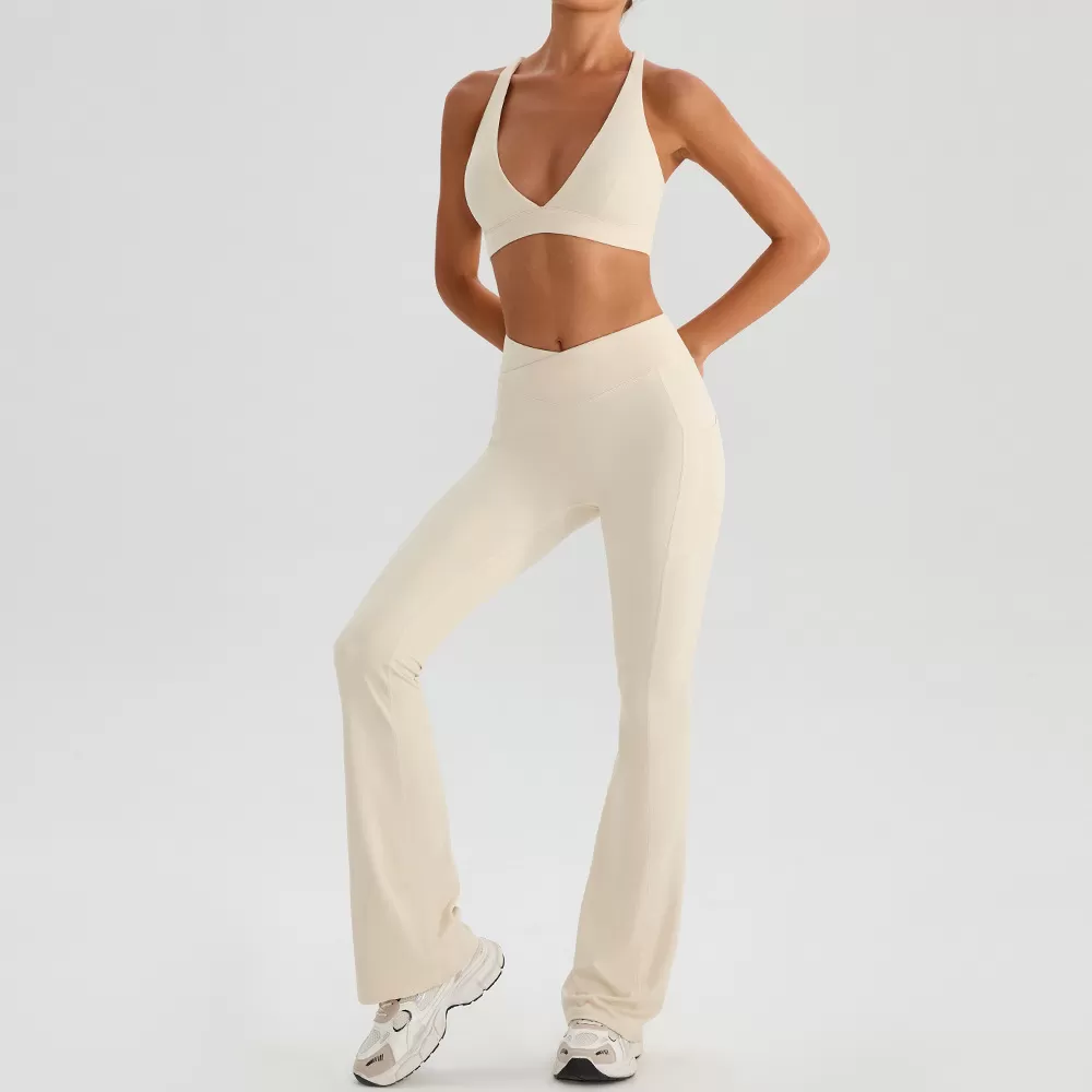 Conjunto de fitness para mujer, ropa de yoga, venta al por mayor, ropa deportiva para gimnasio, FGBYW574+KW443