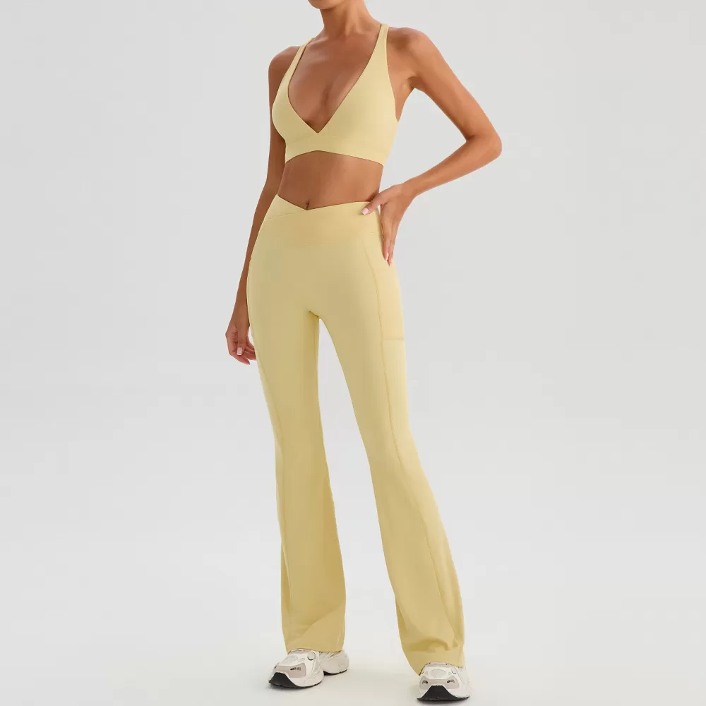 Conjunto de fitness para mujer, ropa de yoga, venta al por mayor, ropa deportiva para gimnasio, FGBYW574+KW443