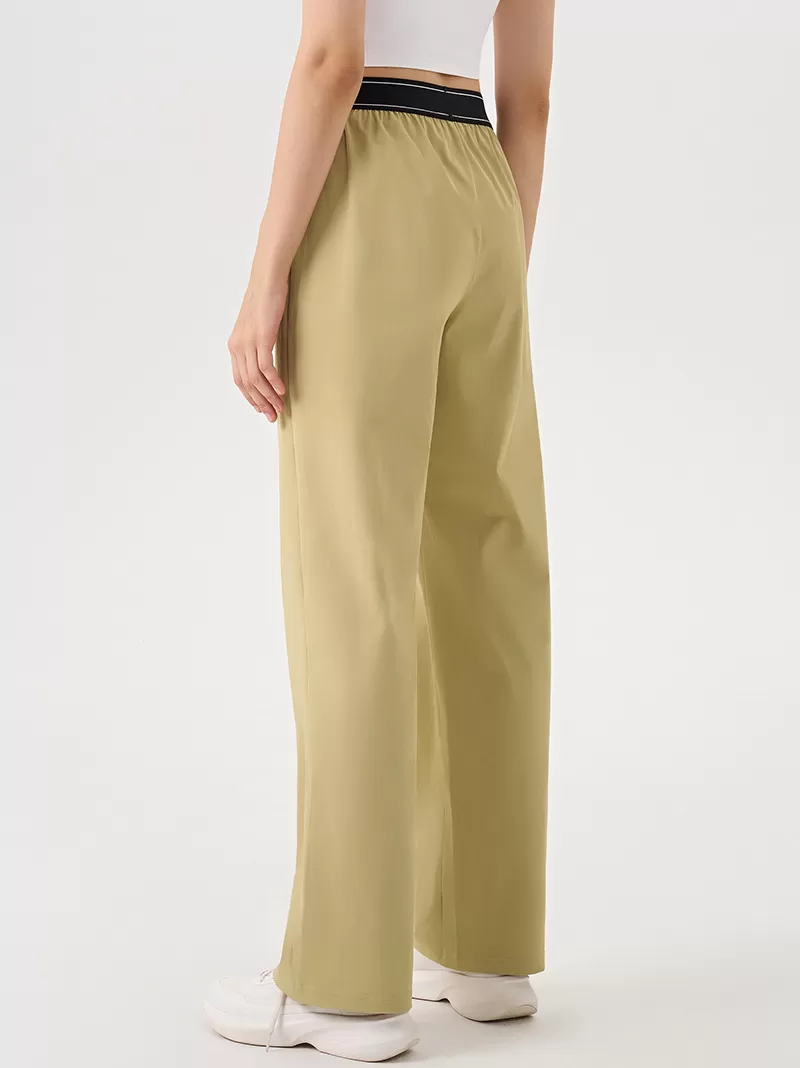 Pantalones deportivos holgados de pierna ancha para mujer, ideales para correr, hacer ejercicio o yoga. FGBK6578