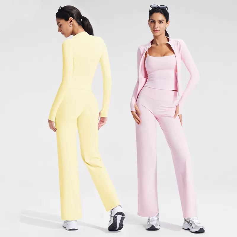 Chaqueta deportiva de manga larga con cremallera, ligera y transpirable, ideal para correr, hacer yoga y otros deportes. Incluye orificio para el pulgar. Modelo FGBB-XL37