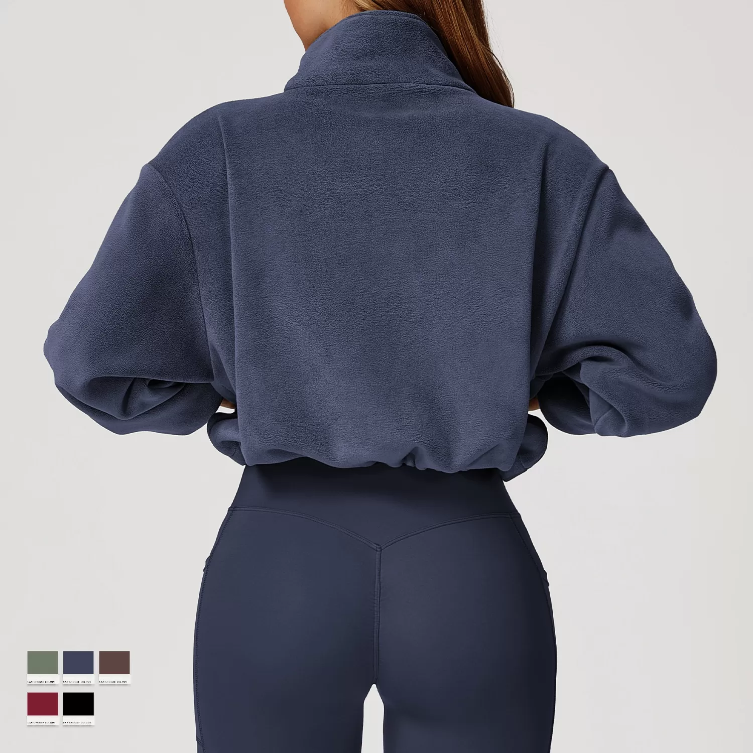 Chaquetas deportivas personalizadas para mujer, ideales para actividades al aire libre, fitness, yoga, gimnasio y running. Modelo FGBEWT2053.