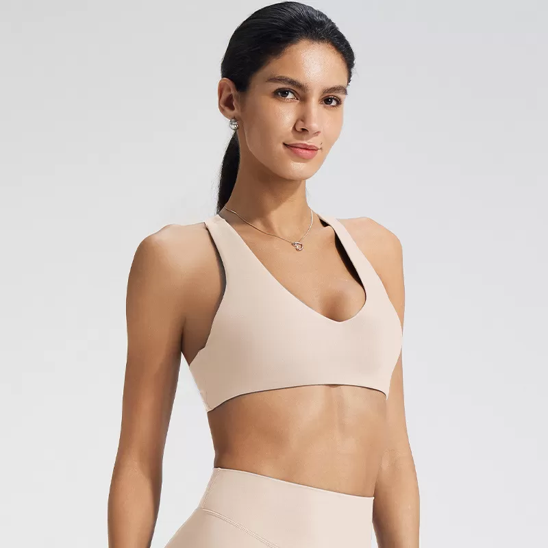 Sujetador de yoga resistente, transpirable y a prueba de impactos. Chaleco de running de secado rápido. Hermosa espalda. FGBNY1339