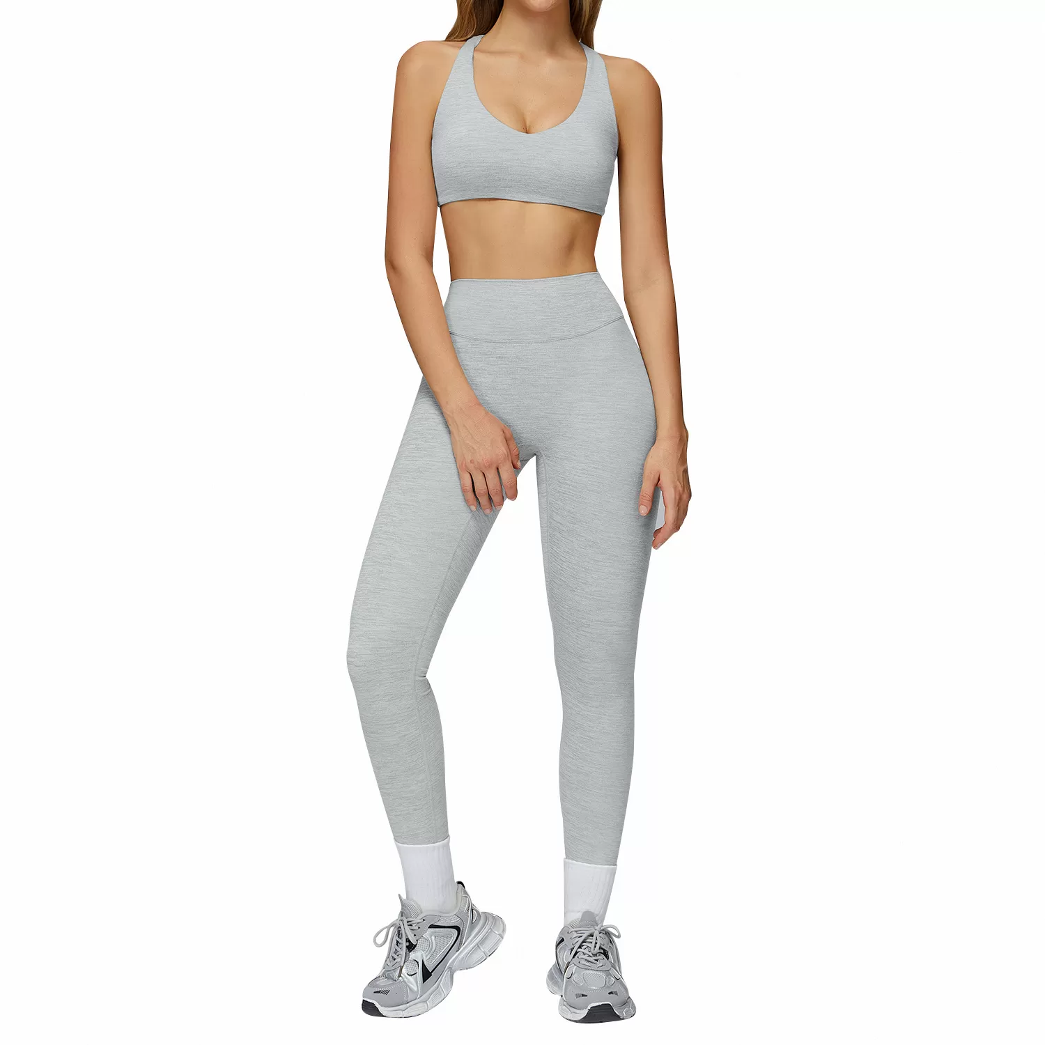 Ropa deportiva para mujer, ideal para gimnasio y yoga. Conjunto deportivo de entrenamiento FGBTZ4510