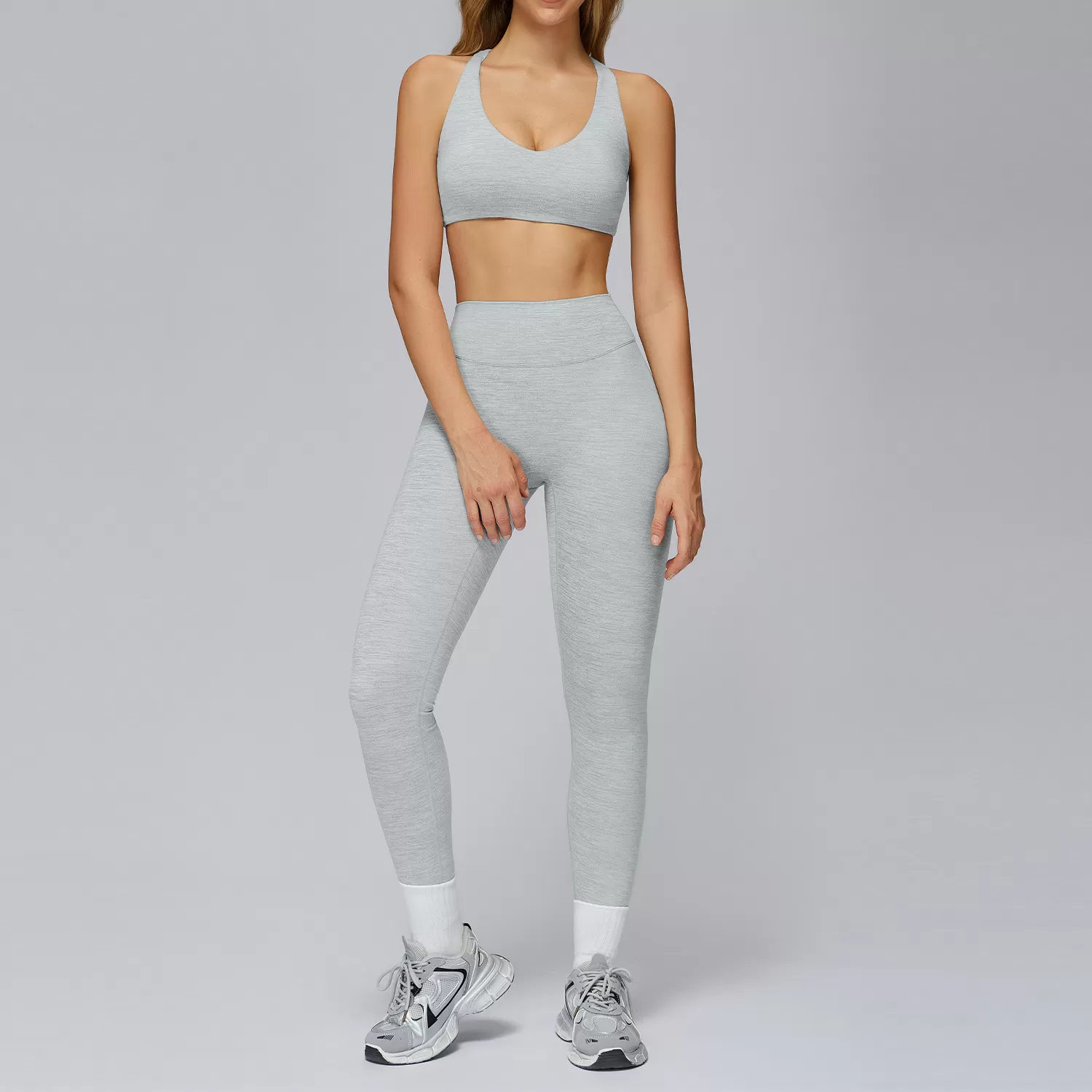 Ropa deportiva para mujer, ideal para gimnasio y yoga. Conjunto deportivo de entrenamiento FGBTZ4510