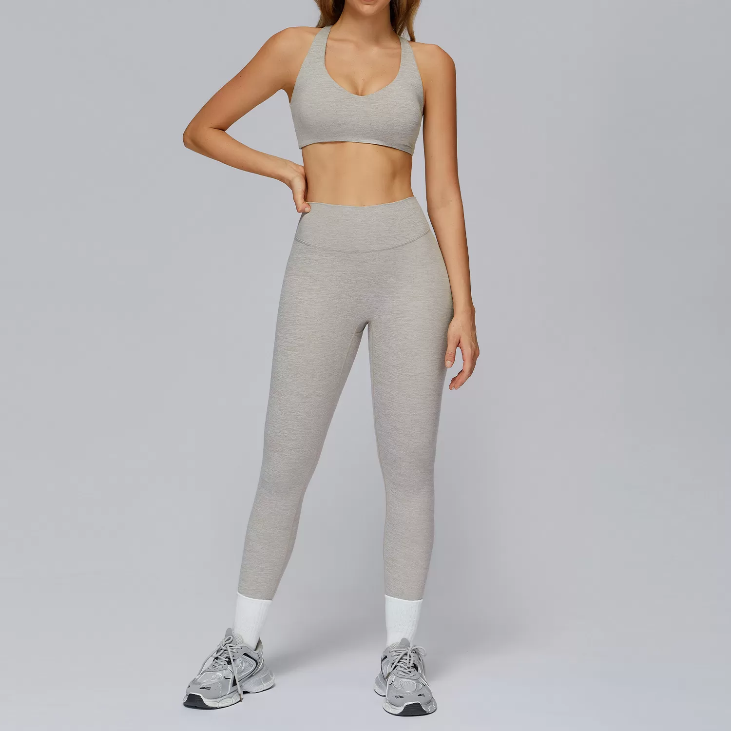 Ropa deportiva para mujer, ideal para gimnasio y yoga. Conjunto deportivo de entrenamiento FGBTZ4510