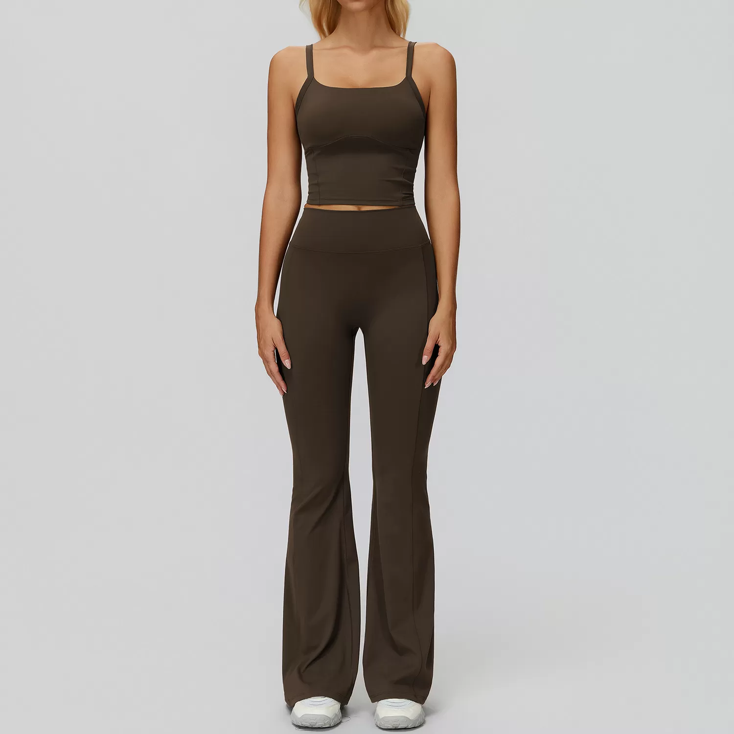 Conjunto deportivo de pantalones y leggings de yoga para mujer FGBTZ9308