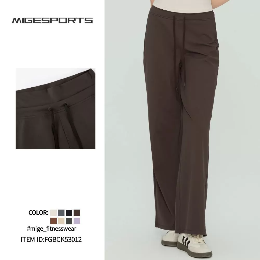 Pantalones de yoga de alta elasticidad, cintura alta, realzadores de cadera, sin marcas incómodas, tejido polar para ejercicio FGBCK53012