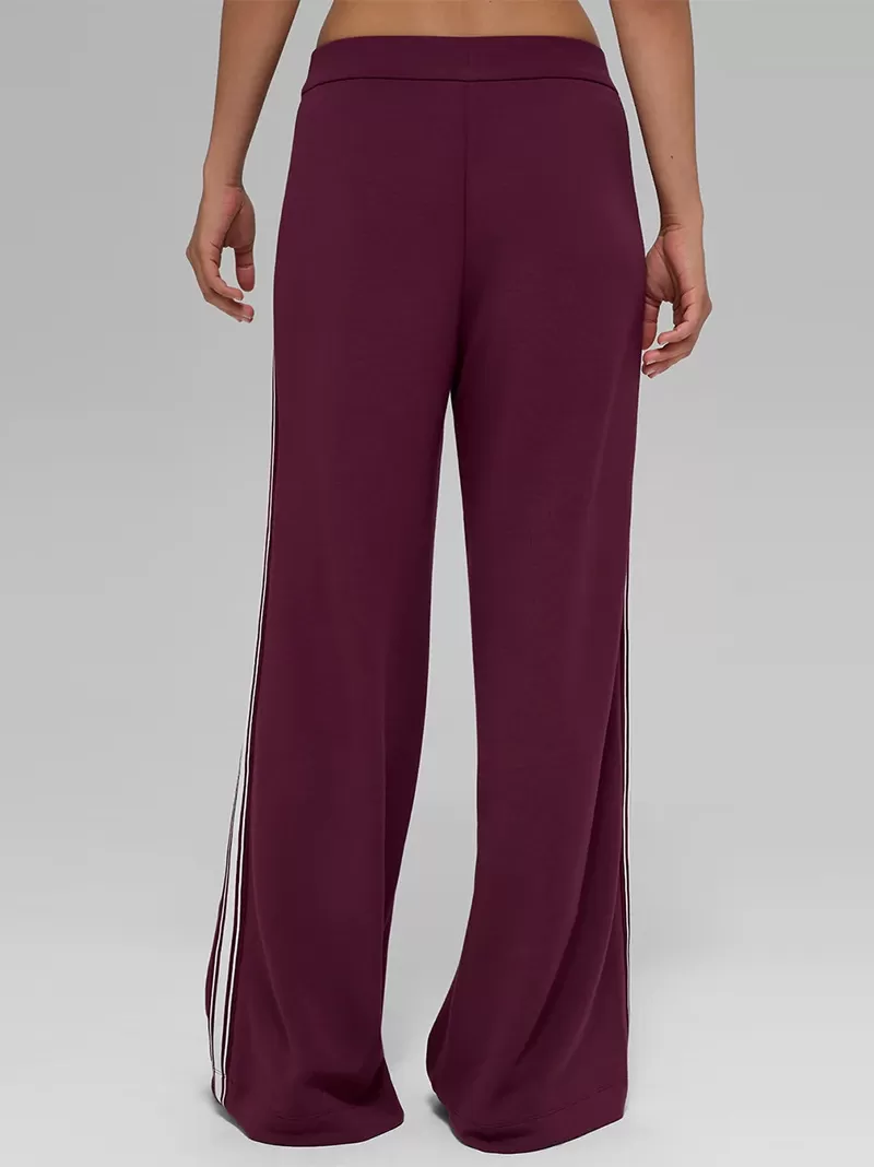 Pantalones holgados, casuales, con cintura elástica, corte recto y cordón ajustable (FGBK6608)