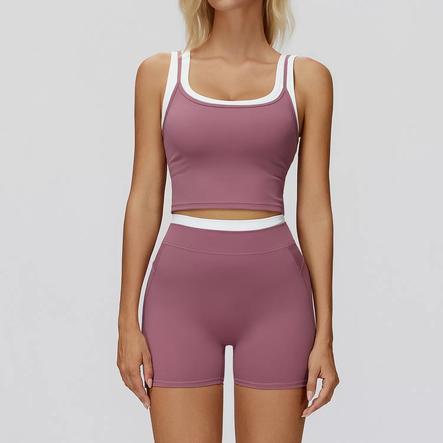 Conjuntos de ropa deportiva para mujer, ropa de gimnasio, fitness, alta elasticidad FGBTZ3129