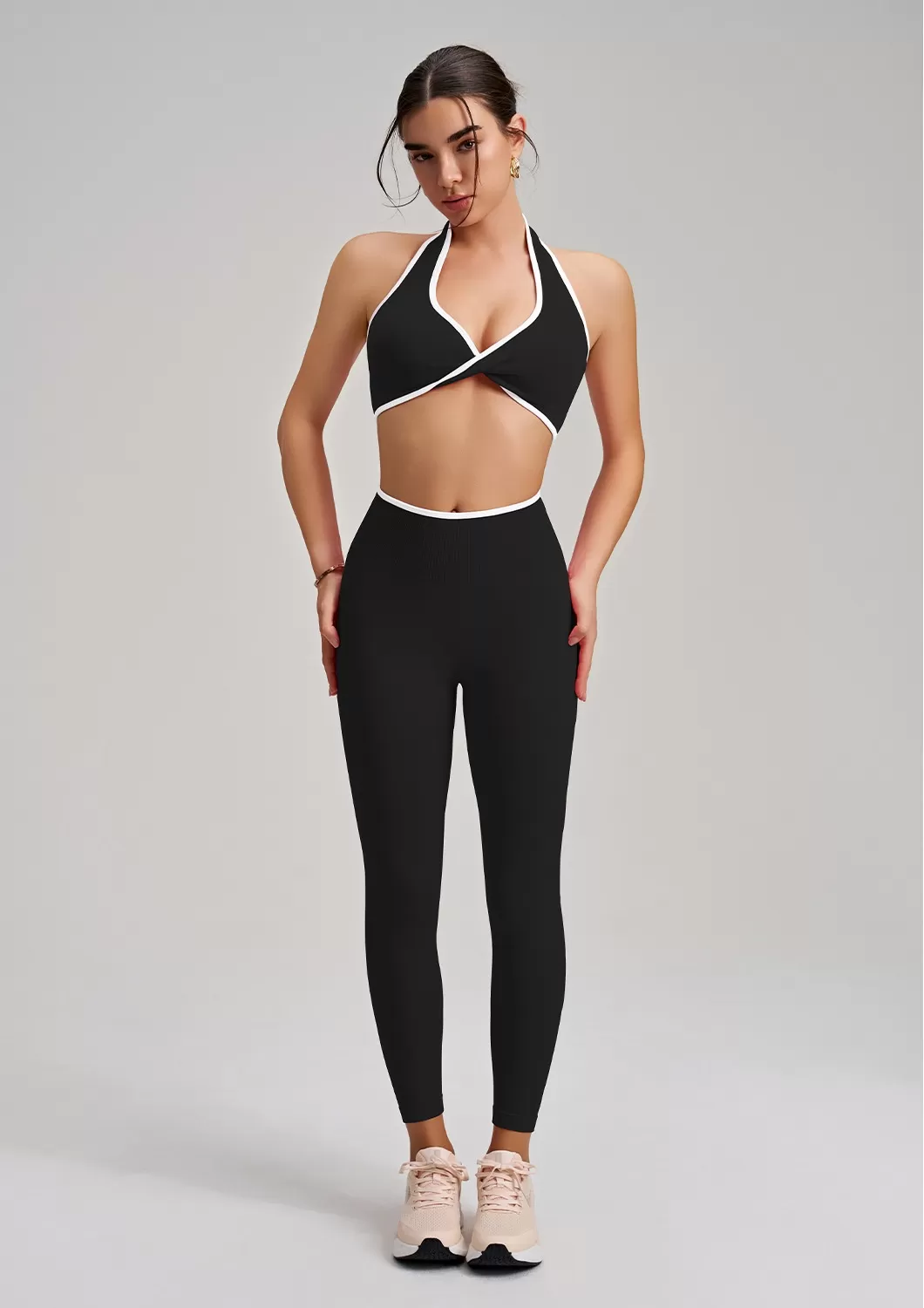 Sujetador negro + leggings