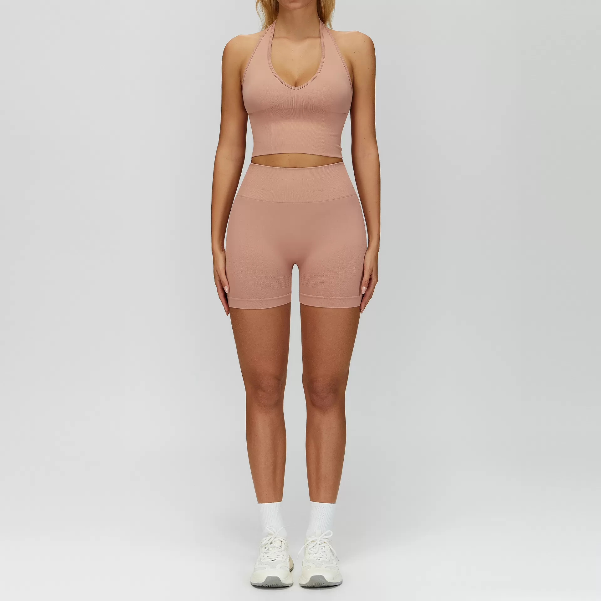 Ropa deportiva de mujer de alta elasticidad, sin costuras, realce de glúteos, cintura alta, para yoga, fitness y actividades físicas. FGBTZ7725