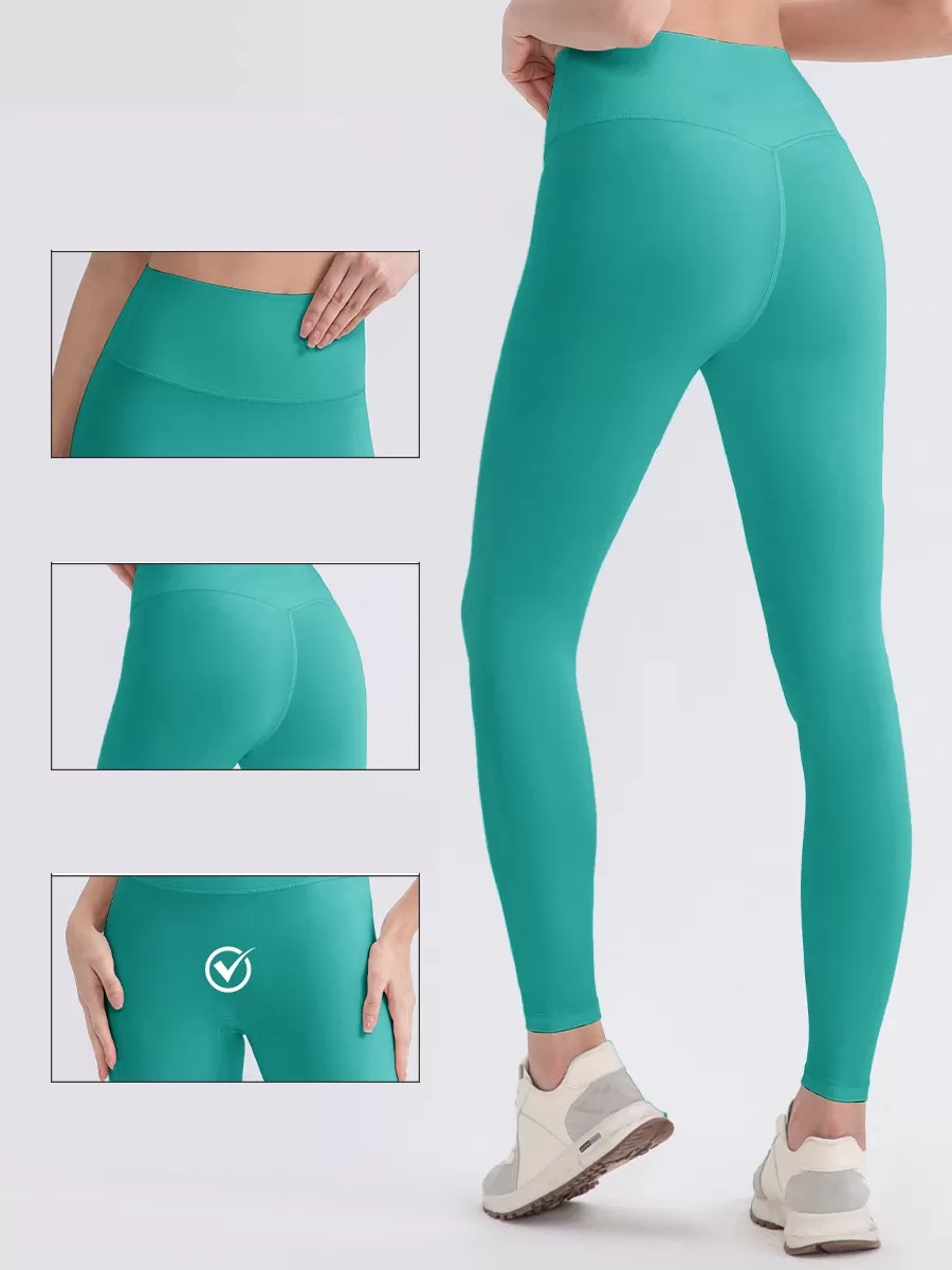 Leggings de yoga de alta calidad para mujer, cintura alta, realce de cadera, secado rápido, transpirables, deportivos, FGB52318