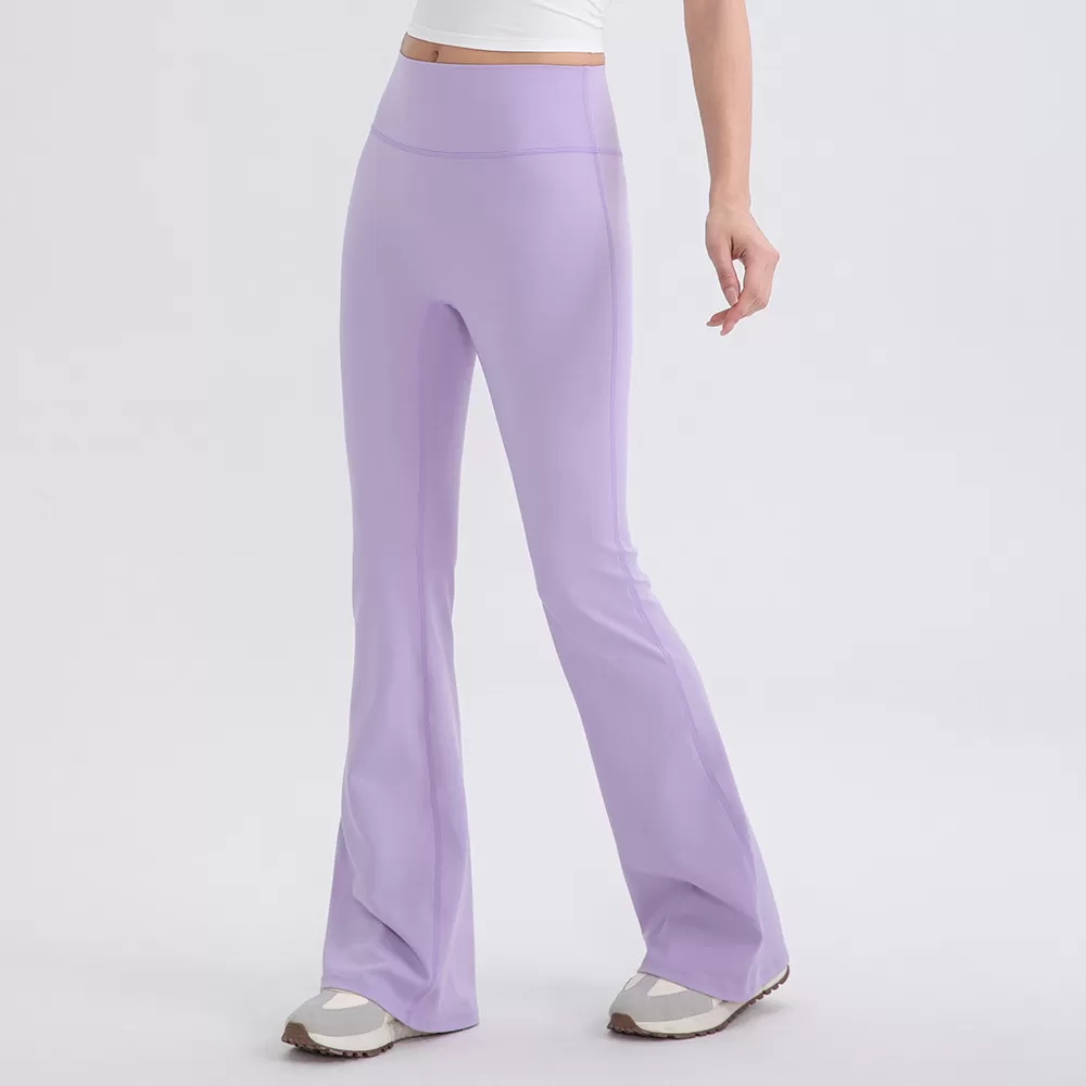 Pantalones de yoga acampanados de cintura alta, suaves y transpirables, de alta calidad, a prueba de sentadillas, para mujer FGB52319