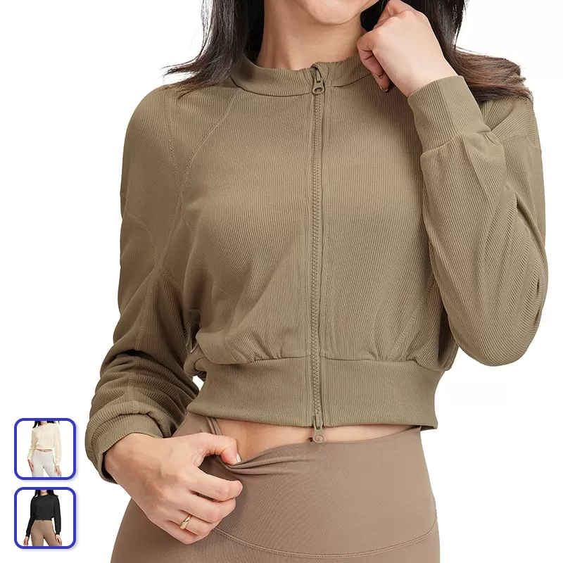 Chaqueta de yoga para mujer, ropa deportiva para correr, FGBCWT8249