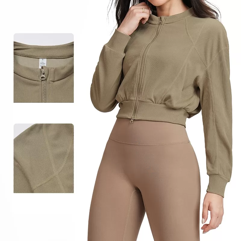 Chaqueta de yoga para mujer, ropa deportiva para correr, FGBCWT8249