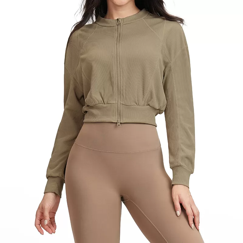 Chaqueta de yoga para mujer, ropa deportiva para correr, FGBCWT8249