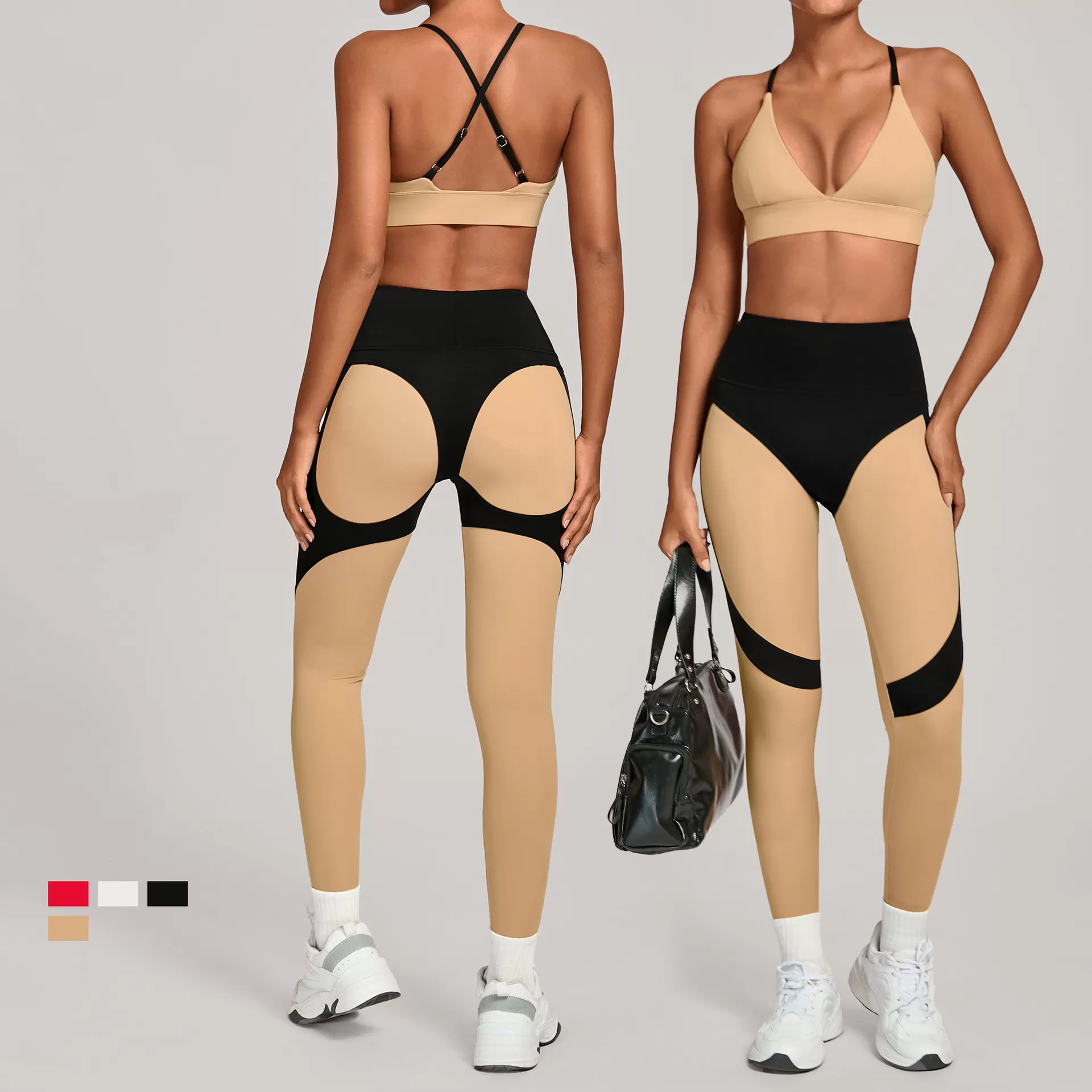 Conjuntos de yoga para mujer, ropa deportiva, conjuntos de entrenamiento de 2 piezas para mujer FGB7514+2506