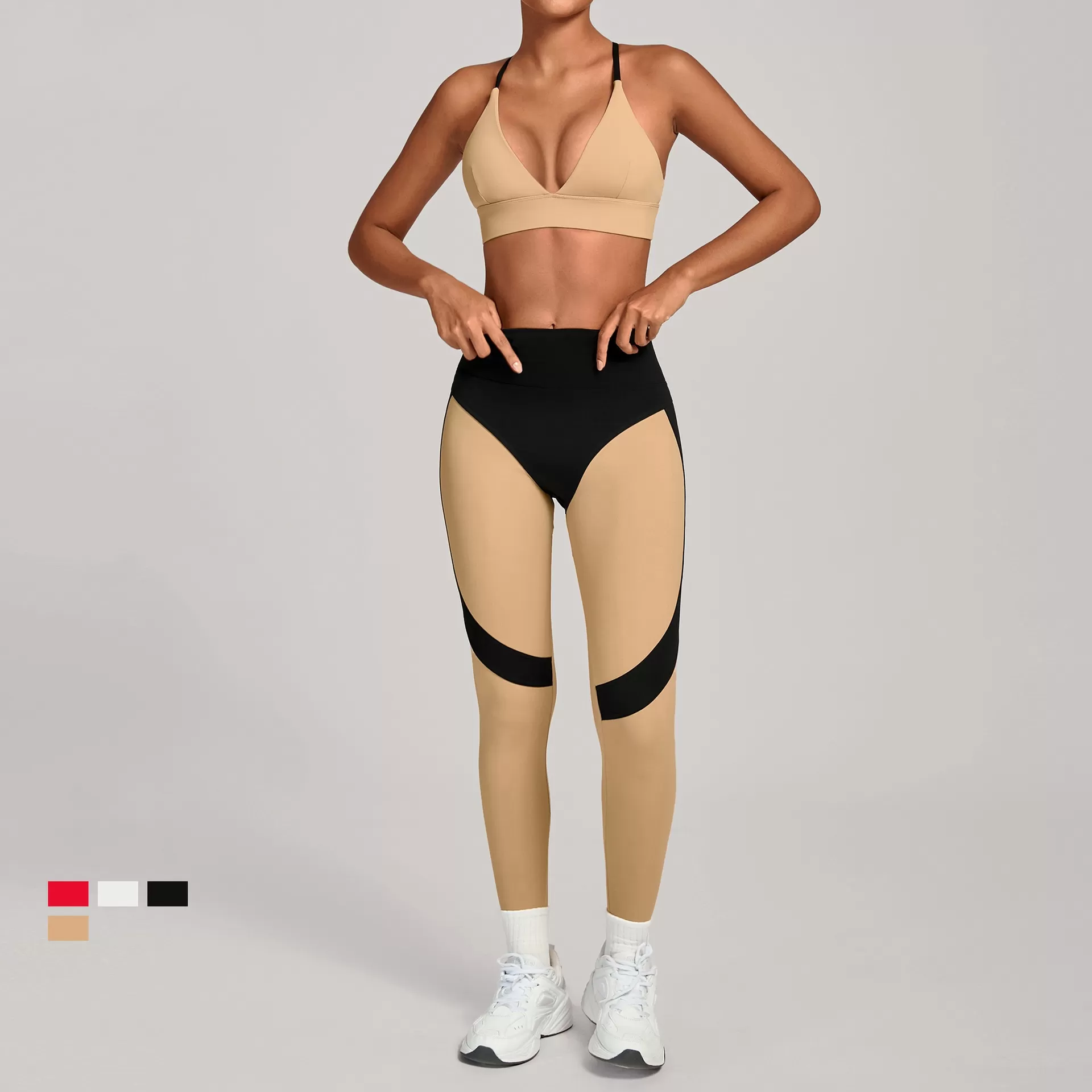 Conjuntos de yoga para mujer, ropa deportiva, conjuntos de entrenamiento de 2 piezas para mujer FGB7514+2506