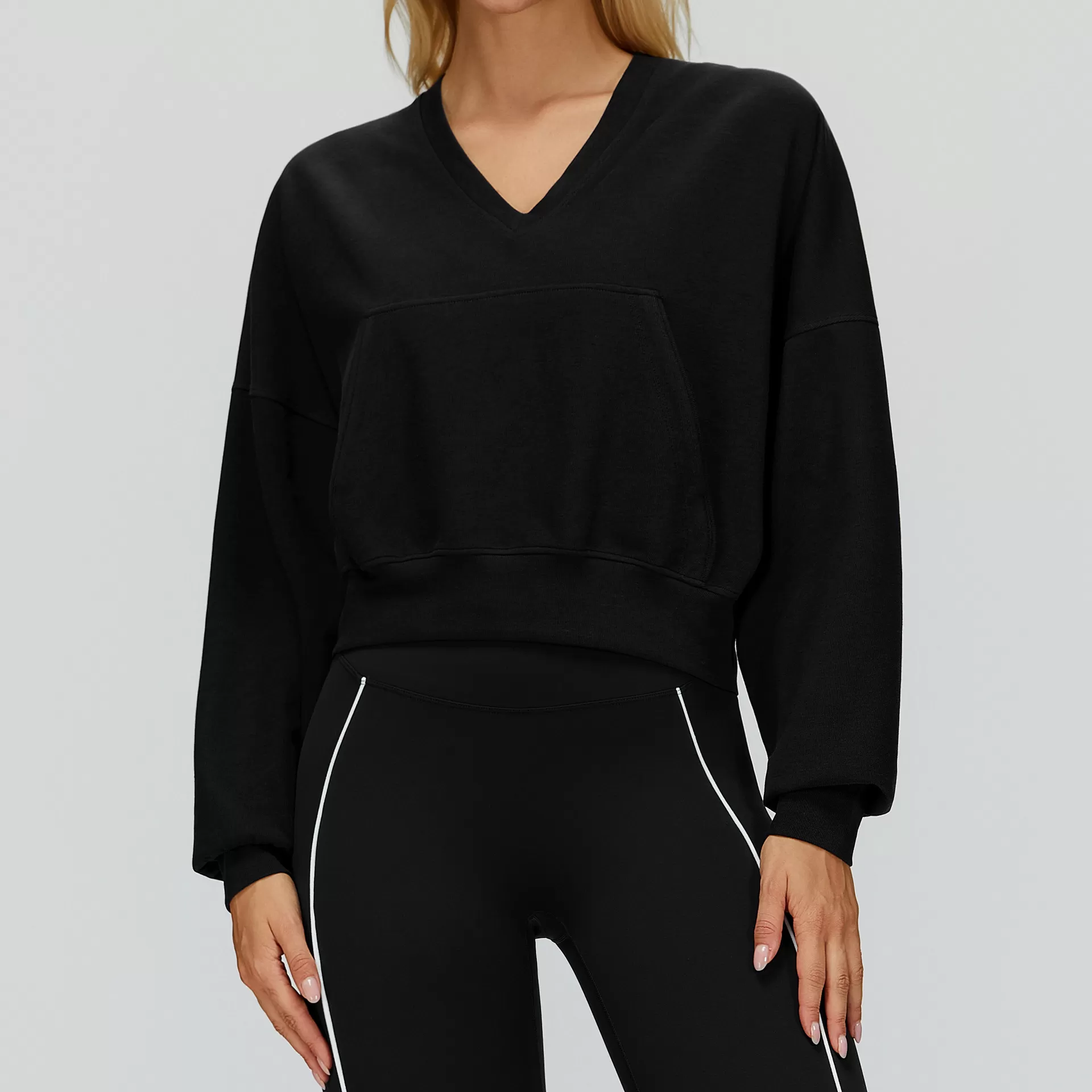 Chaqueta cortavientos con cremallera y cuello alto para mujer, para otoño e invierno, para correr, ropa deportiva, FGBEWY2501