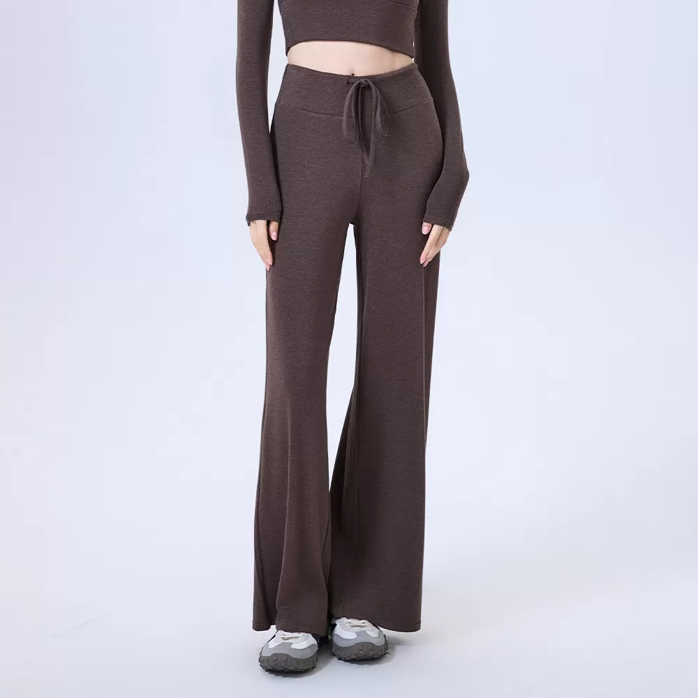 Pantalones de yoga de nuevo estilo, cintura elástica, holgados, de pierna recta, para fitness, de pierna ancha, informales, para correr, para mujer, FGBCK3371