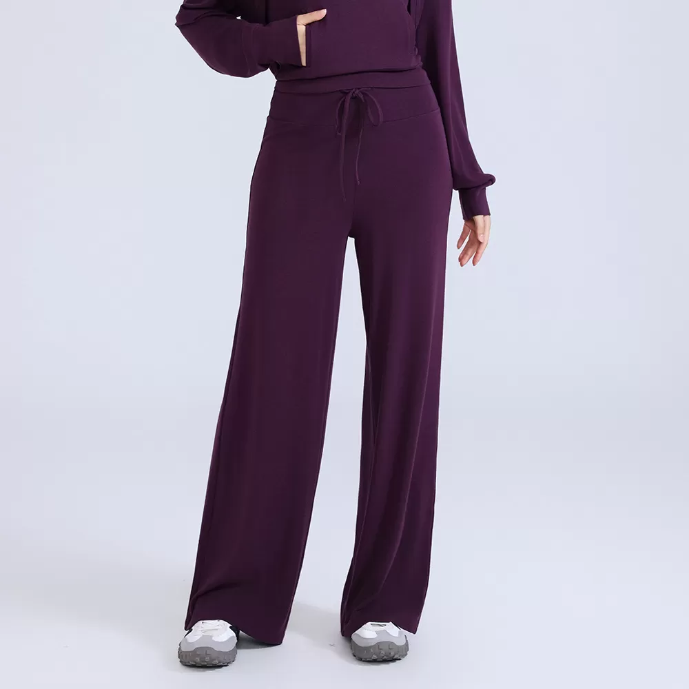 Pantalones de yoga de nuevo estilo, cintura elástica, holgados, de pierna recta, para fitness, de pierna ancha, informales, para correr, para mujer, FGBCK3371