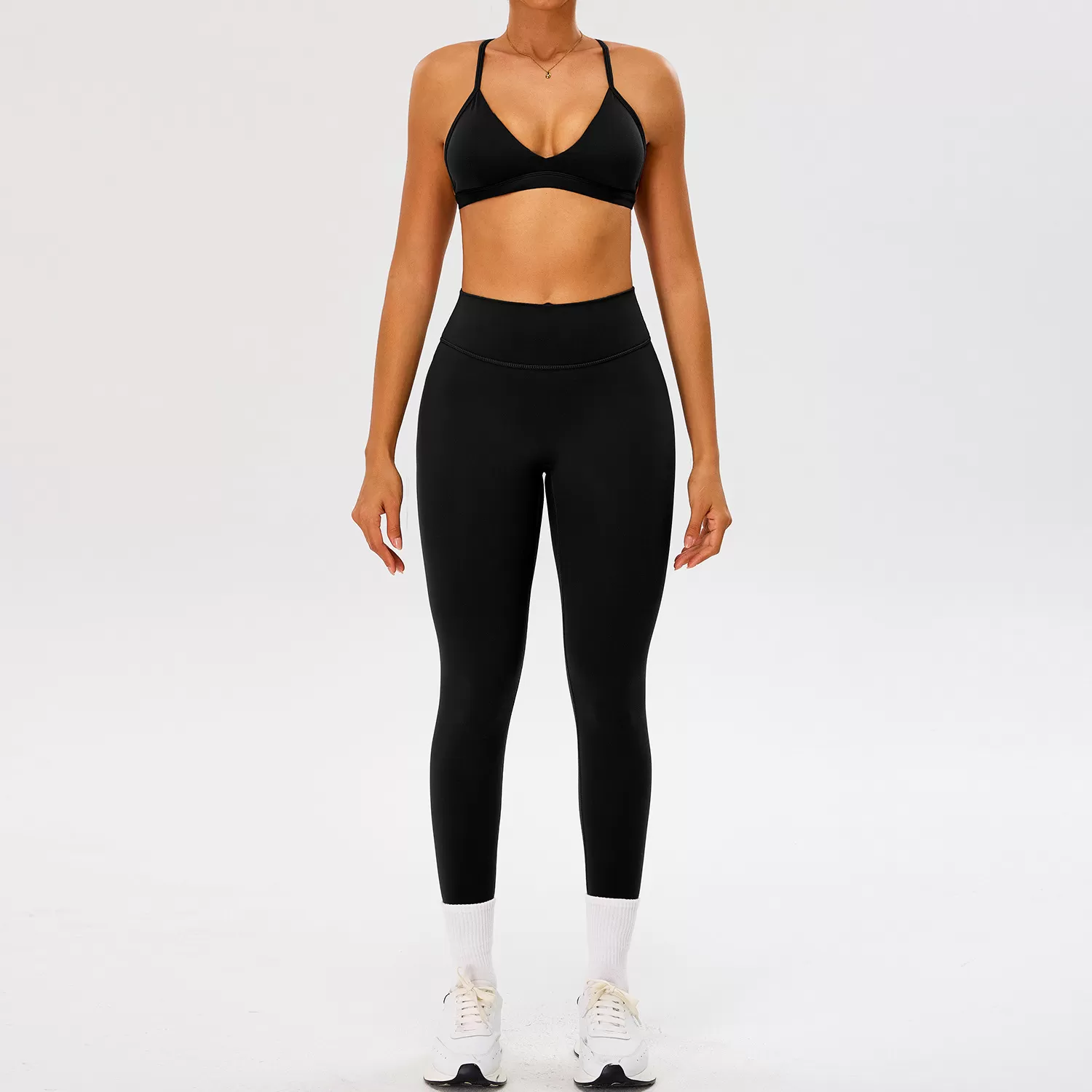 Sujetador negro + leggings