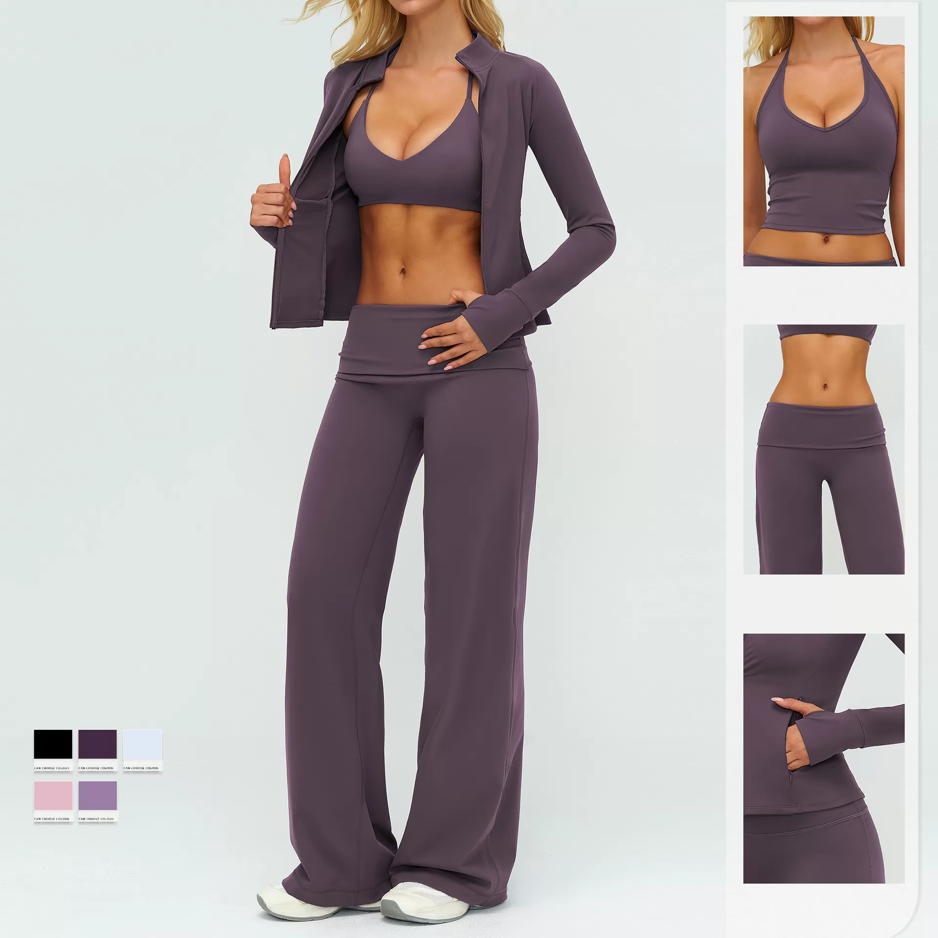 Conjuntos de yoga de secado rápido, ajustados, para correr, fitness, a prueba de golpes, para mujer, para exteriores, fitness, gimnasio, FGBTZ5529