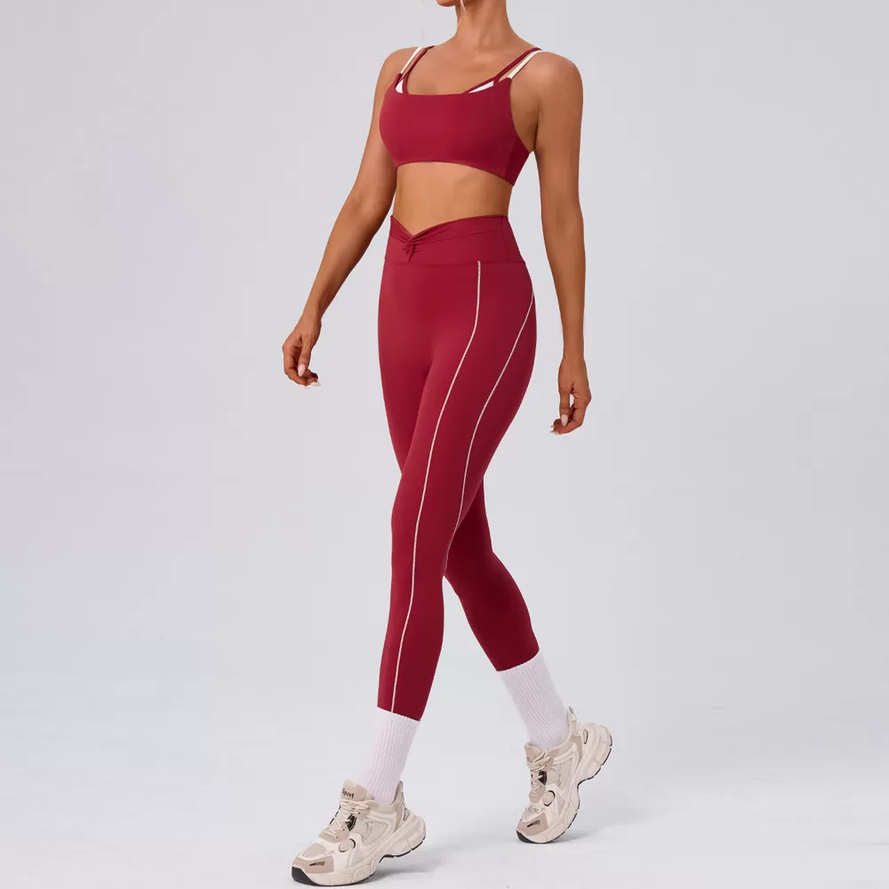 Ropa deportiva para mujer, conjuntos de gimnasio de alta calidad, ropa deportiva, conjunto de yoga FGBYW584+KW451