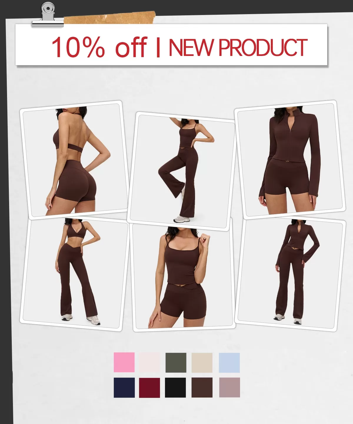 ESPAÑOL — Nuevo Conjunto de Yoga FGBTZ4518