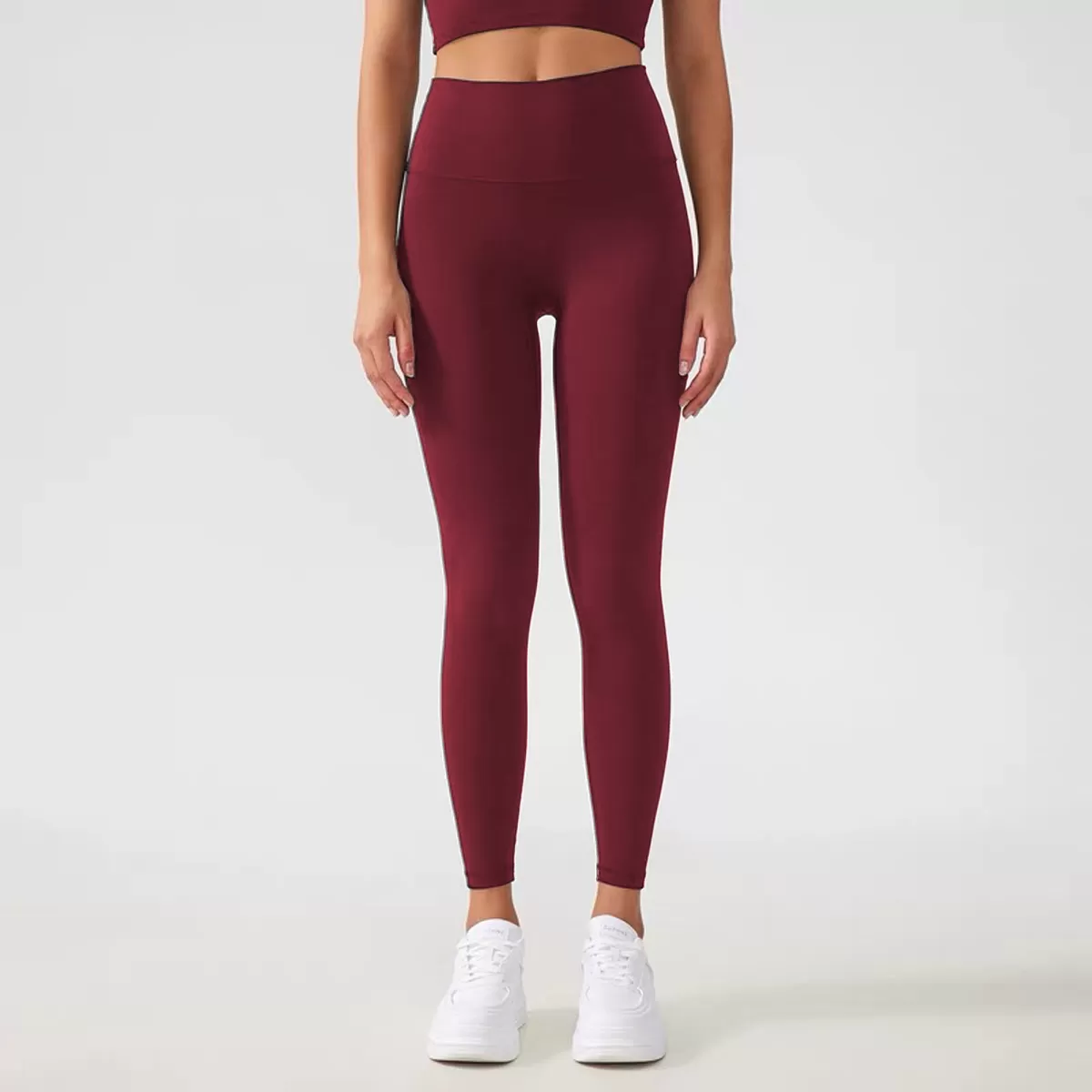 Pantalones de yoga de cintura alta, nuevos leggings de fitness de secado rápido, ajustados y adelgazantes, para gimnasio, FGBU111