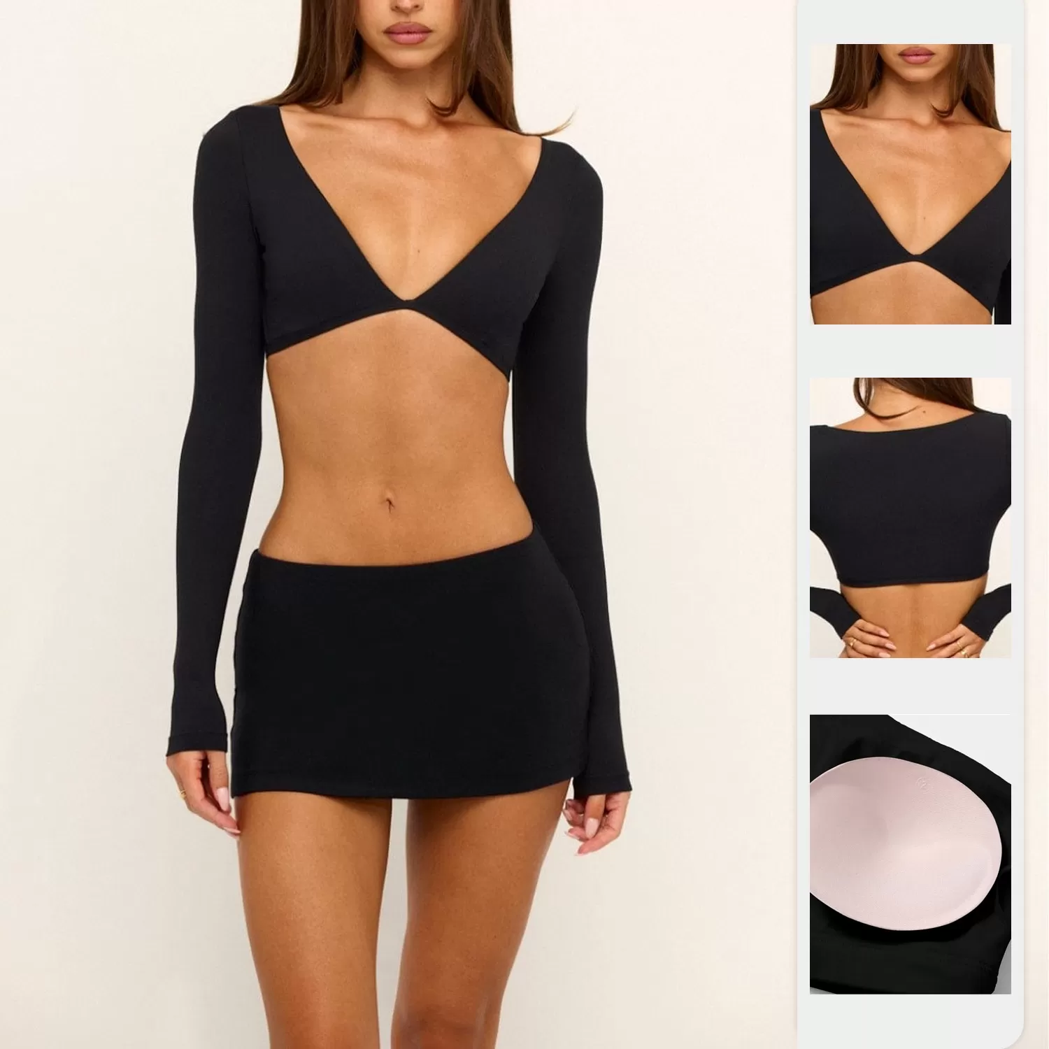 Camisetas de manga larga para mujer, elásticas, para fitness, yoga, secado rápido, para entrenamiento deportivo, FGBU170