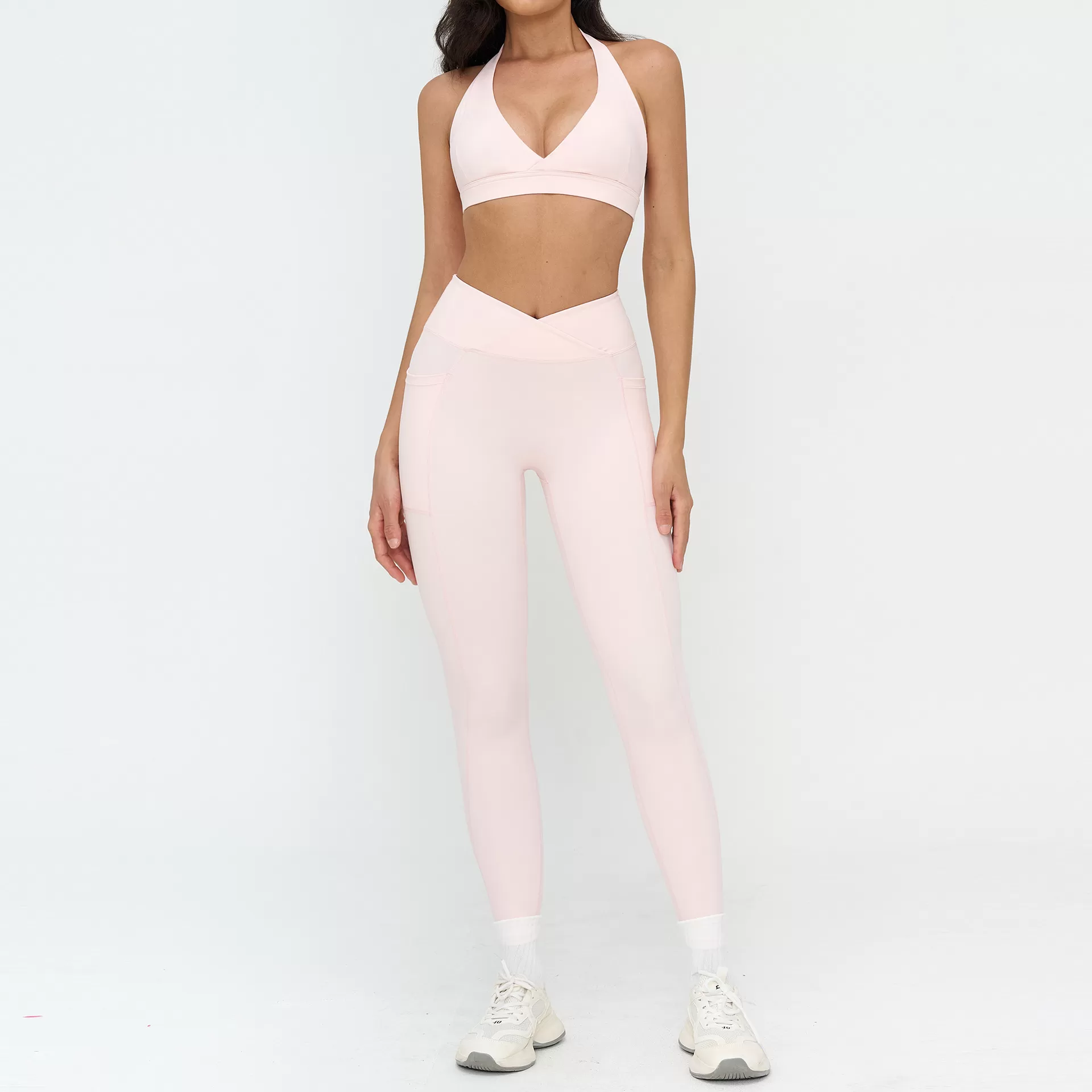 Conjunto deportivo para mujer, ideal para gimnasio, correr y yoga. Conjunto transpirable de 6 piezas para yoga. FGBTZ4518