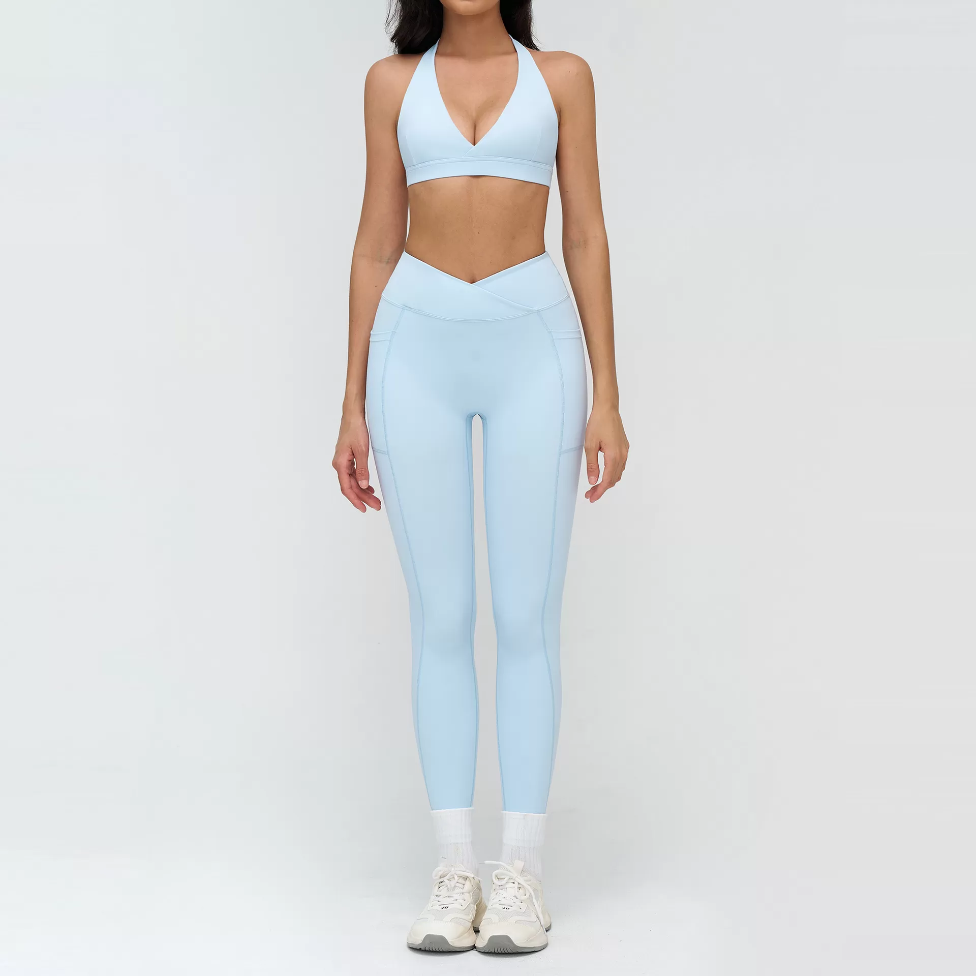 Conjunto deportivo para mujer, ideal para gimnasio, correr y yoga. Conjunto transpirable de 6 piezas para yoga. FGBTZ4518