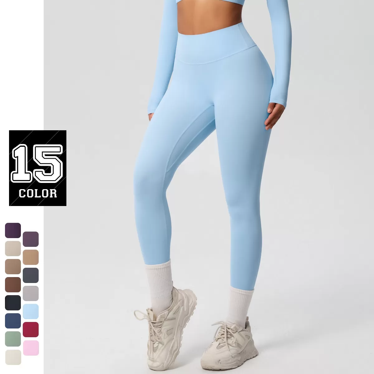 Leggings de yoga para mujer, cintura alta, deportivos, fitness, FGB7100