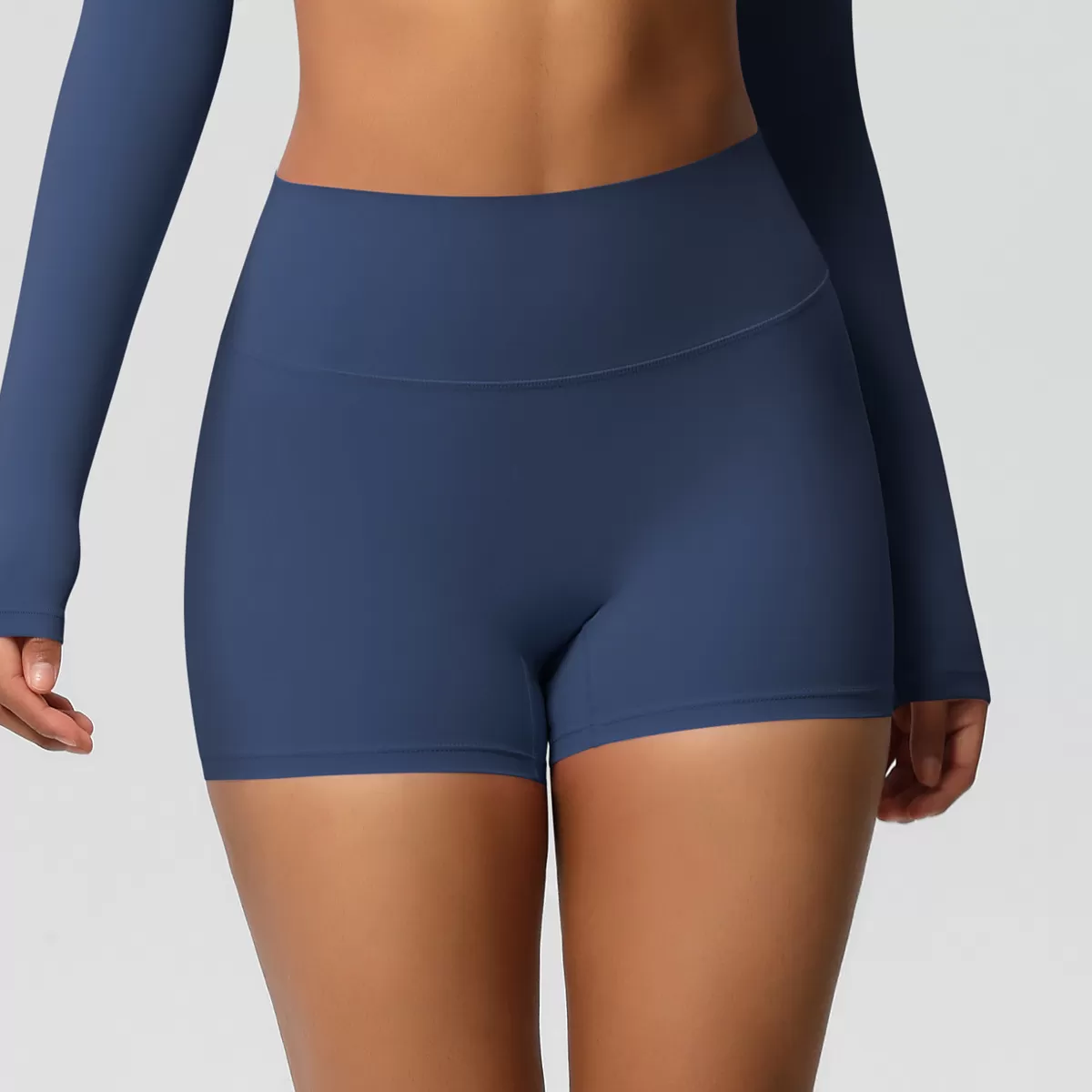Pantalones cortos de yoga de cintura alta para deportes al aire libre, correr y andar en bicicleta, FGB7101