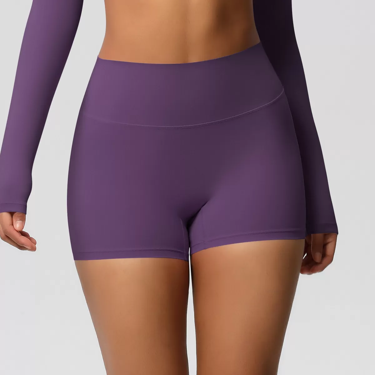 Pantalones cortos de yoga de cintura alta para deportes al aire libre, correr y andar en bicicleta, FGB7101