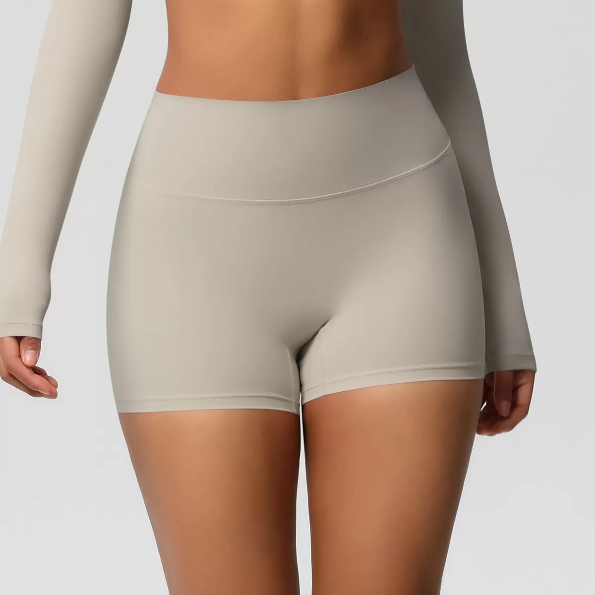 Pantalones cortos de yoga de cintura alta para deportes al aire libre, correr y andar en bicicleta, FGB7101