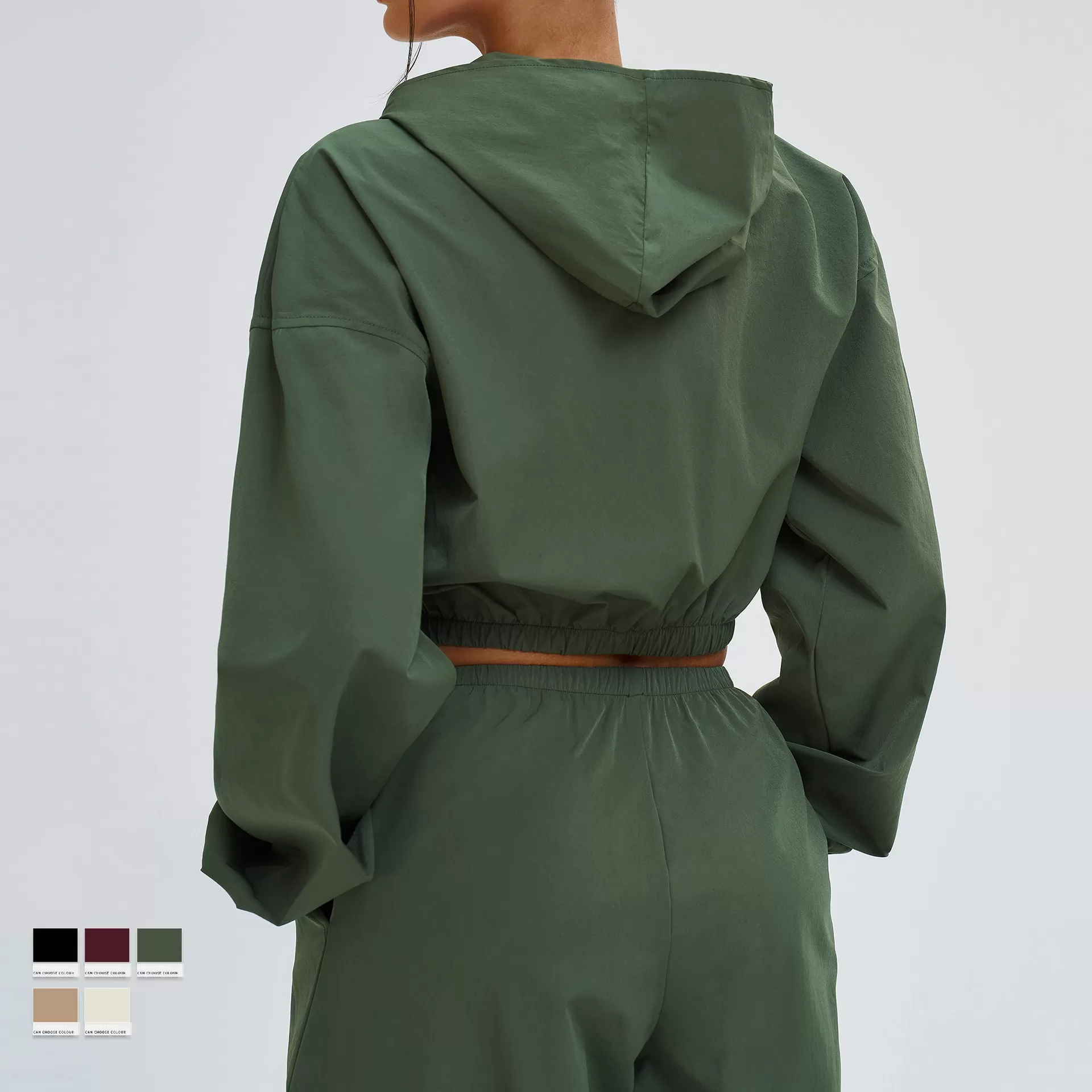 Pantalones deportivos con cremallera y bolsillo para mujer, ropa de gimnasio, transpirable, conjunto de 2 piezas para yoga y entrenamiento, FGBTZ2520