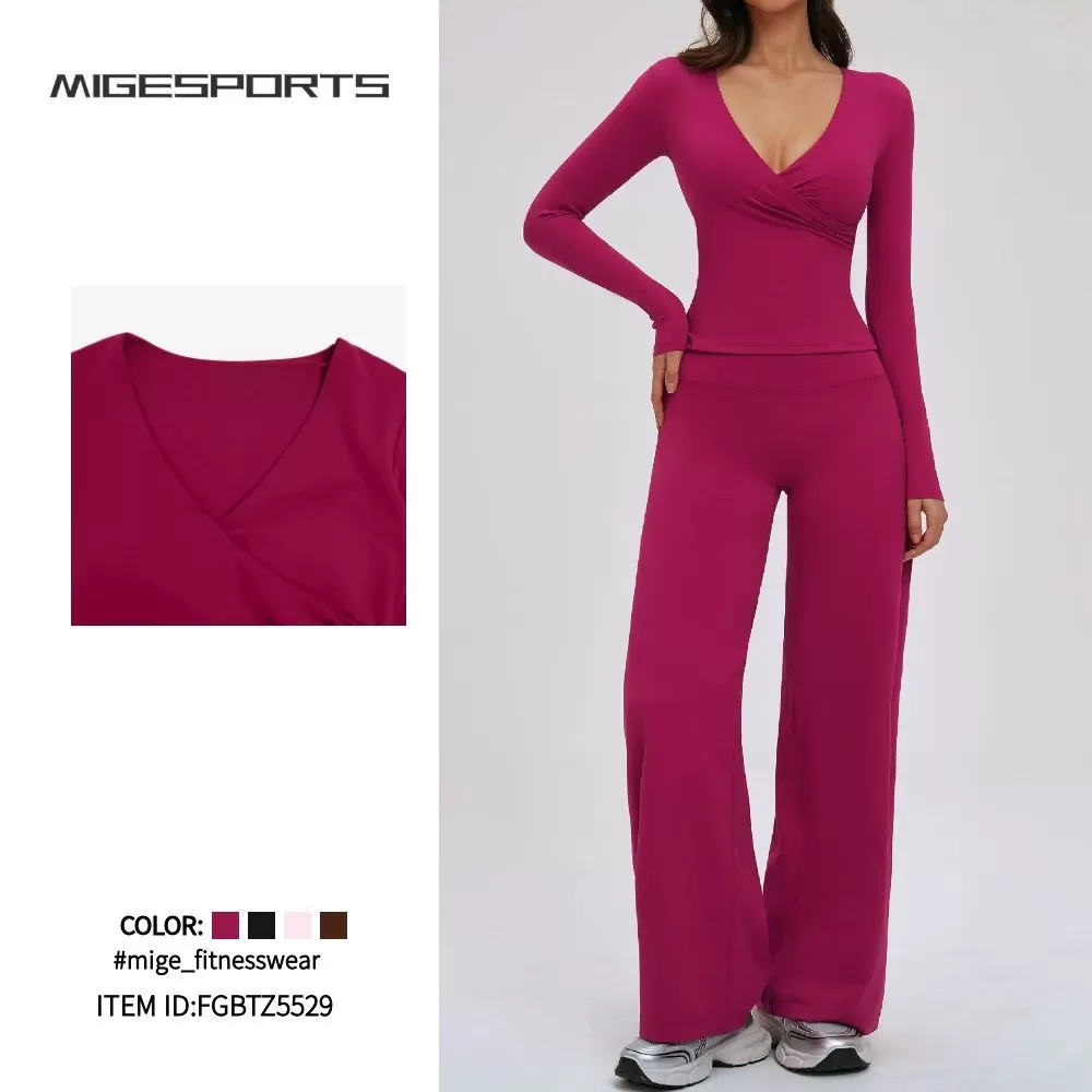 Ropa deportiva para gimnasio, conjuntos de yoga, ropa deportiva para gimnasio, conjuntos para mujer, conjuntos deportivos suaves para mujer FGBTZ5529
