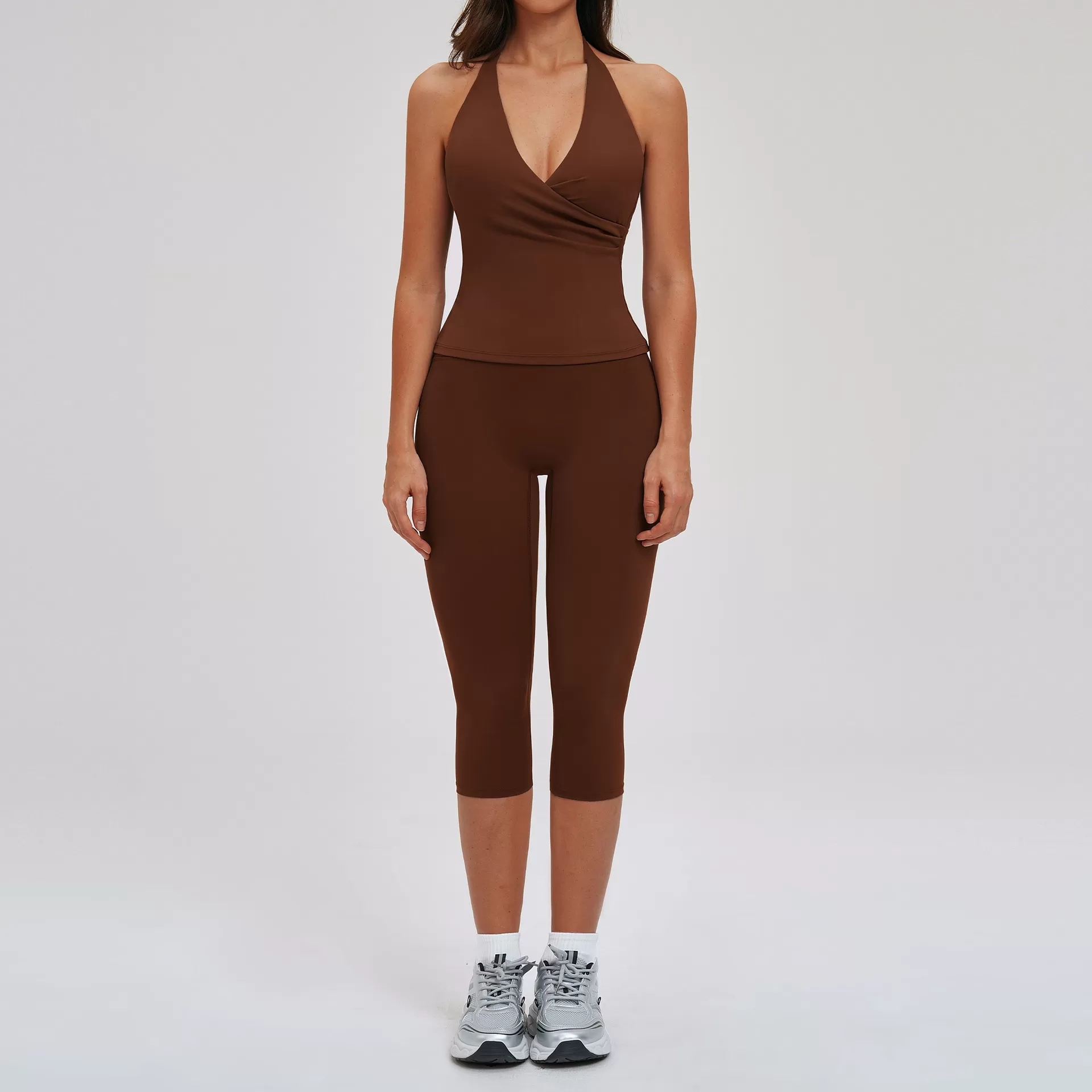 Ropa deportiva para gimnasio, conjuntos de yoga, ropa deportiva para gimnasio, conjuntos para mujer, conjuntos deportivos suaves para mujer FGBTZ5529