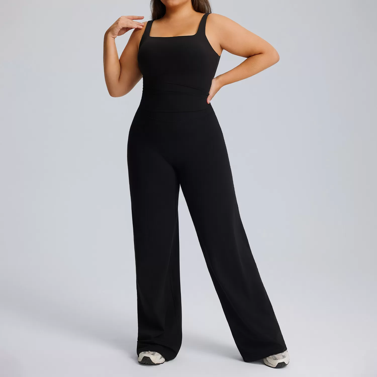 Ropa de yoga de talla grande para mujer, secado rápido, para pilates, running, deportes, conjunto de 2 piezas, conjunto de yoga, gimnasio, conjuntos de fitness para mujer FGBF244+245