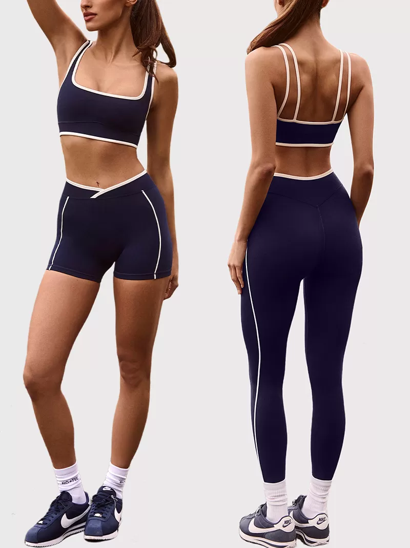Conjuntos de mujer, nueva ropa deportiva, sujetador deportivo, leggings de cintura alta, traje de 3 piezas, conjuntos de gimnasio y fitness, conjunto de yoga FGBB6597+K6595+K6596